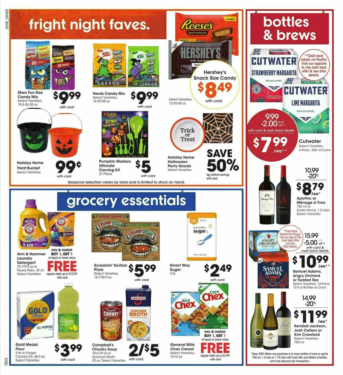 Baker's Weekly Ad from October 21