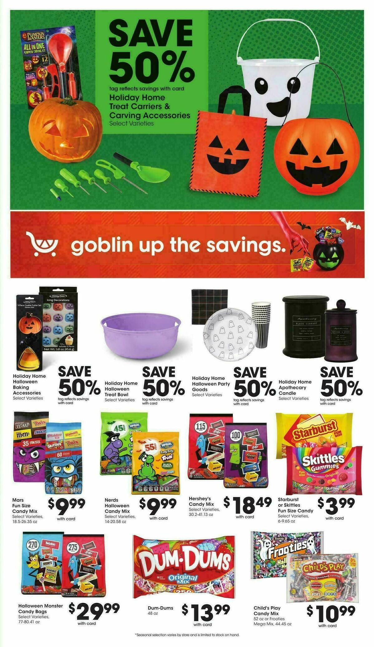 Baker's Weekly Ad from October 28