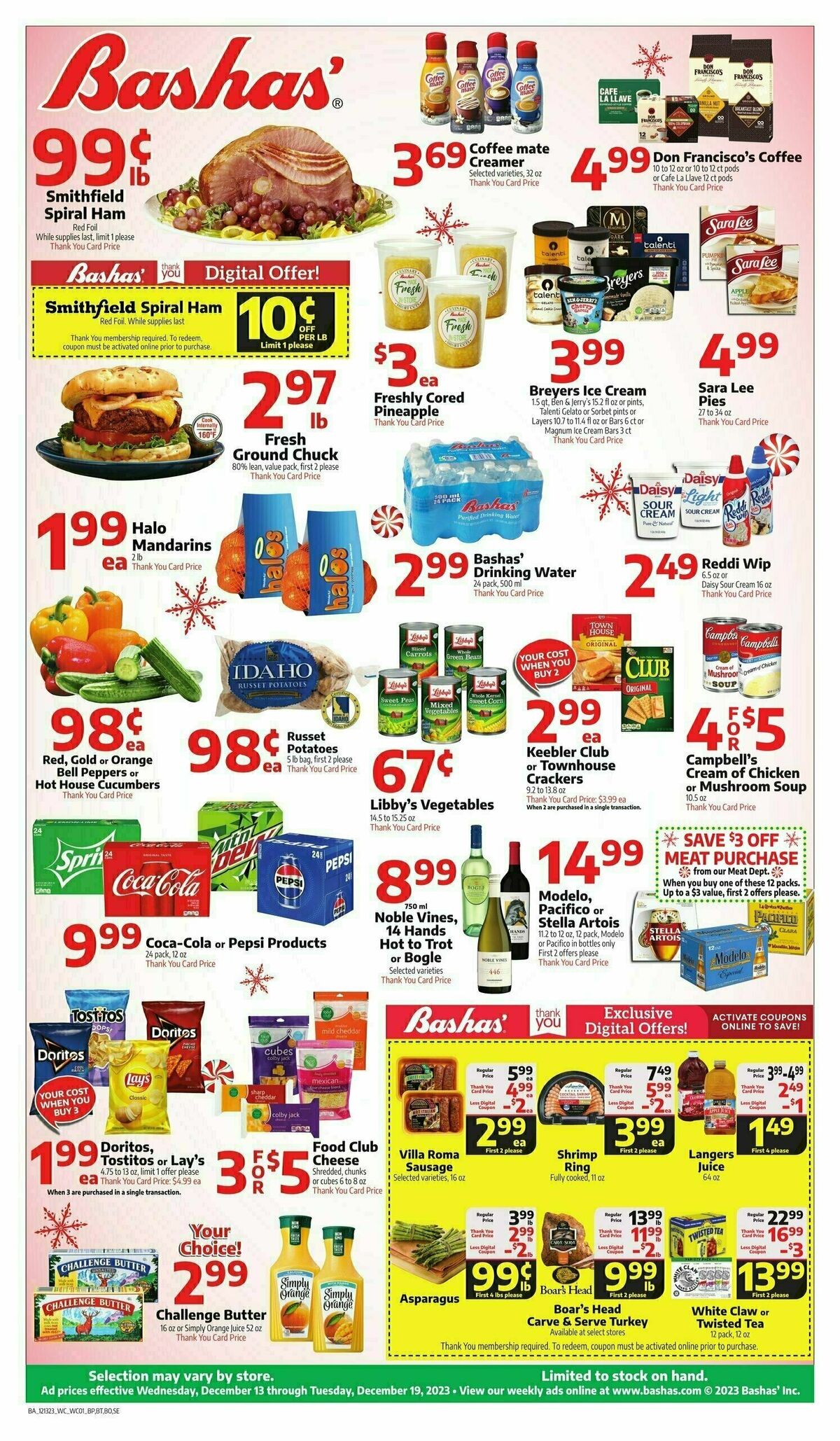 Bashas Weekly Ad from December 13