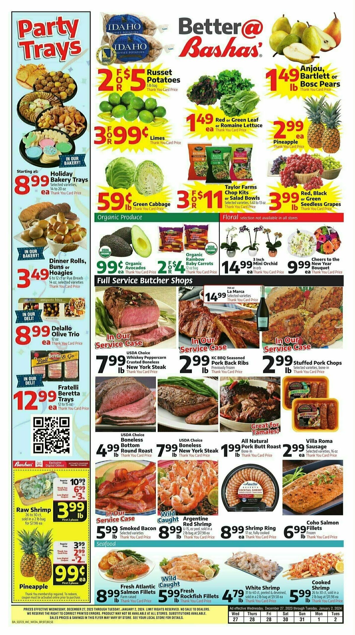 Bashas Weekly Ad from December 27