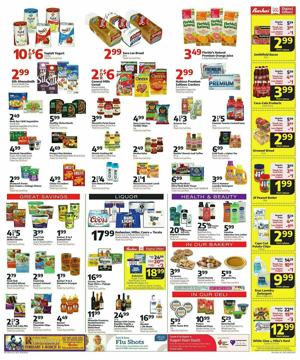 Bashas Weekly Ad from February 14