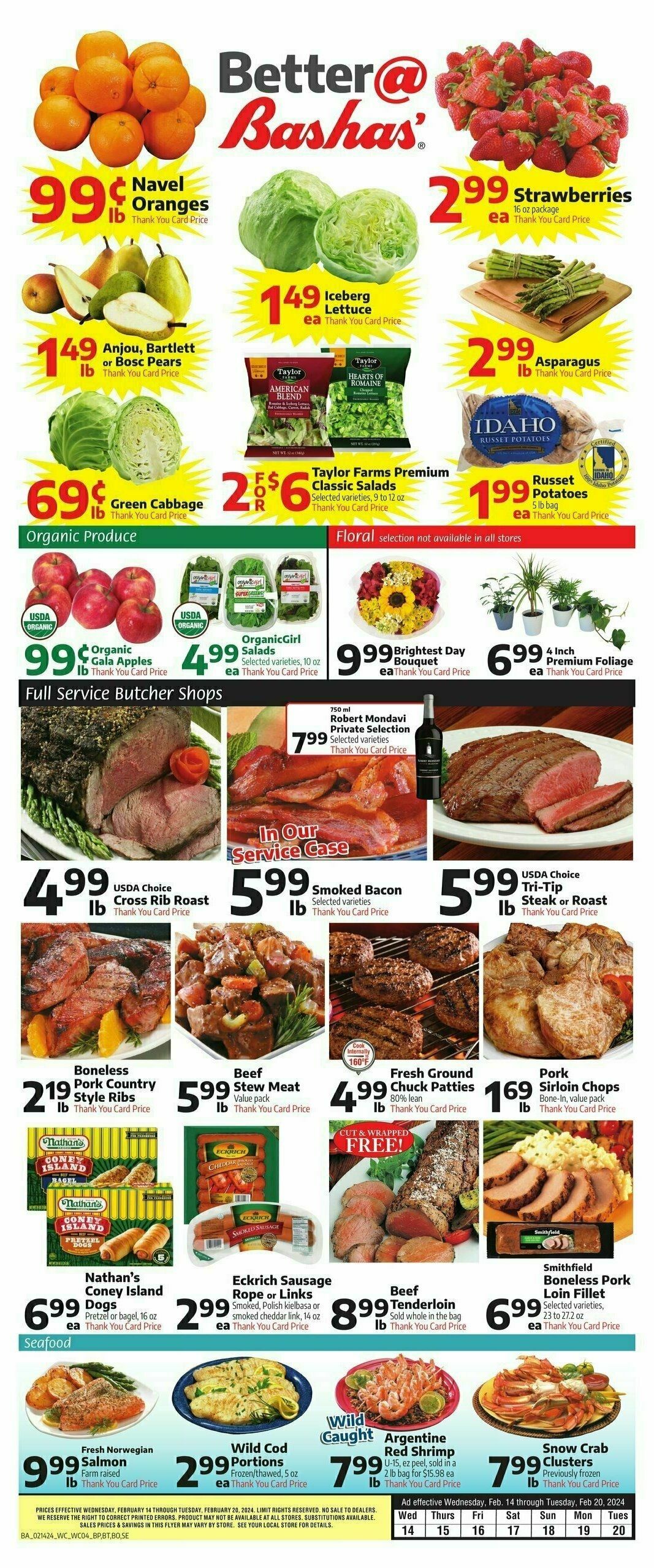 Bashas Weekly Ad from February 14