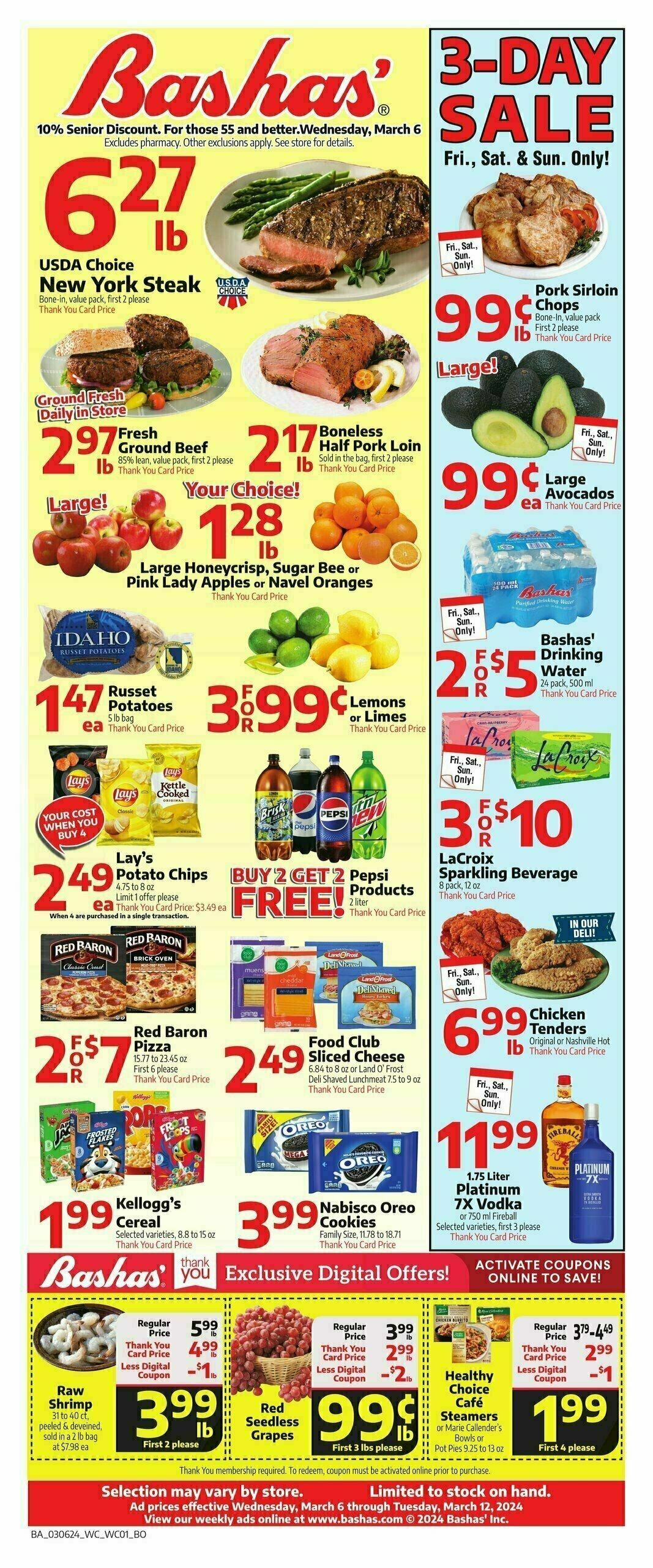 Bashas Weekly Ad from March 6