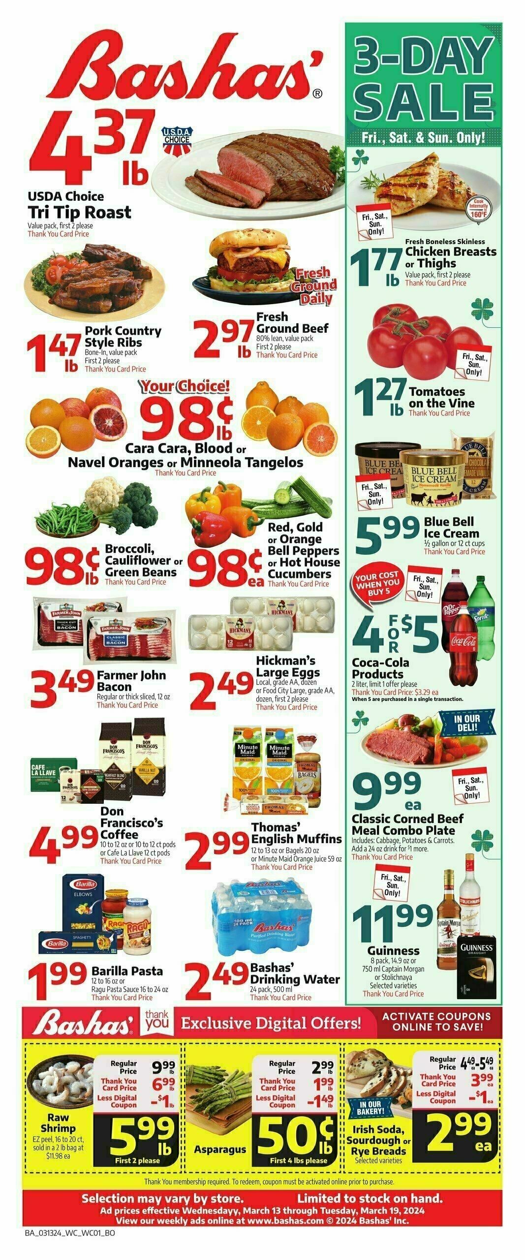 Bashas Weekly Ad from March 13