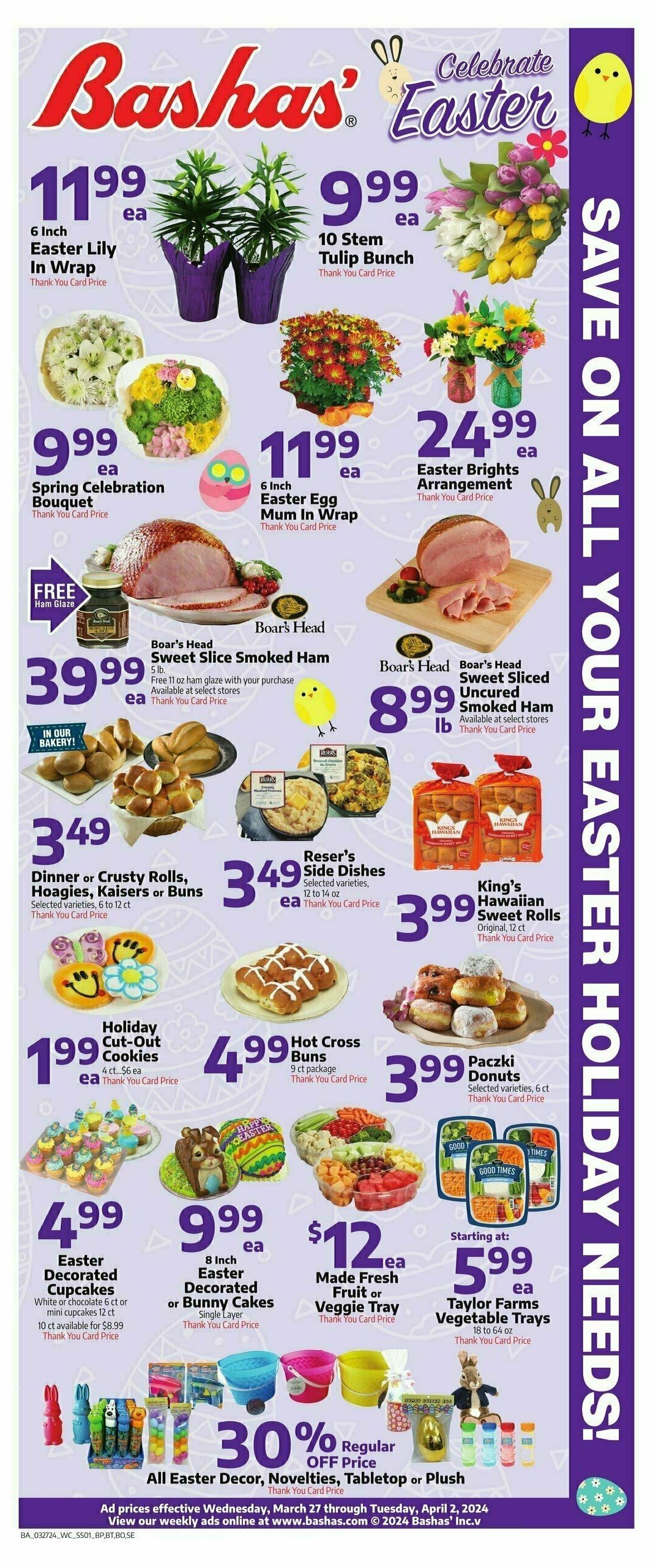 Bashas Weekly Ad from March 27
