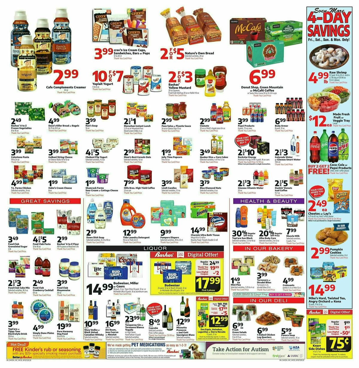 Bashas Weekly Ad from April 3