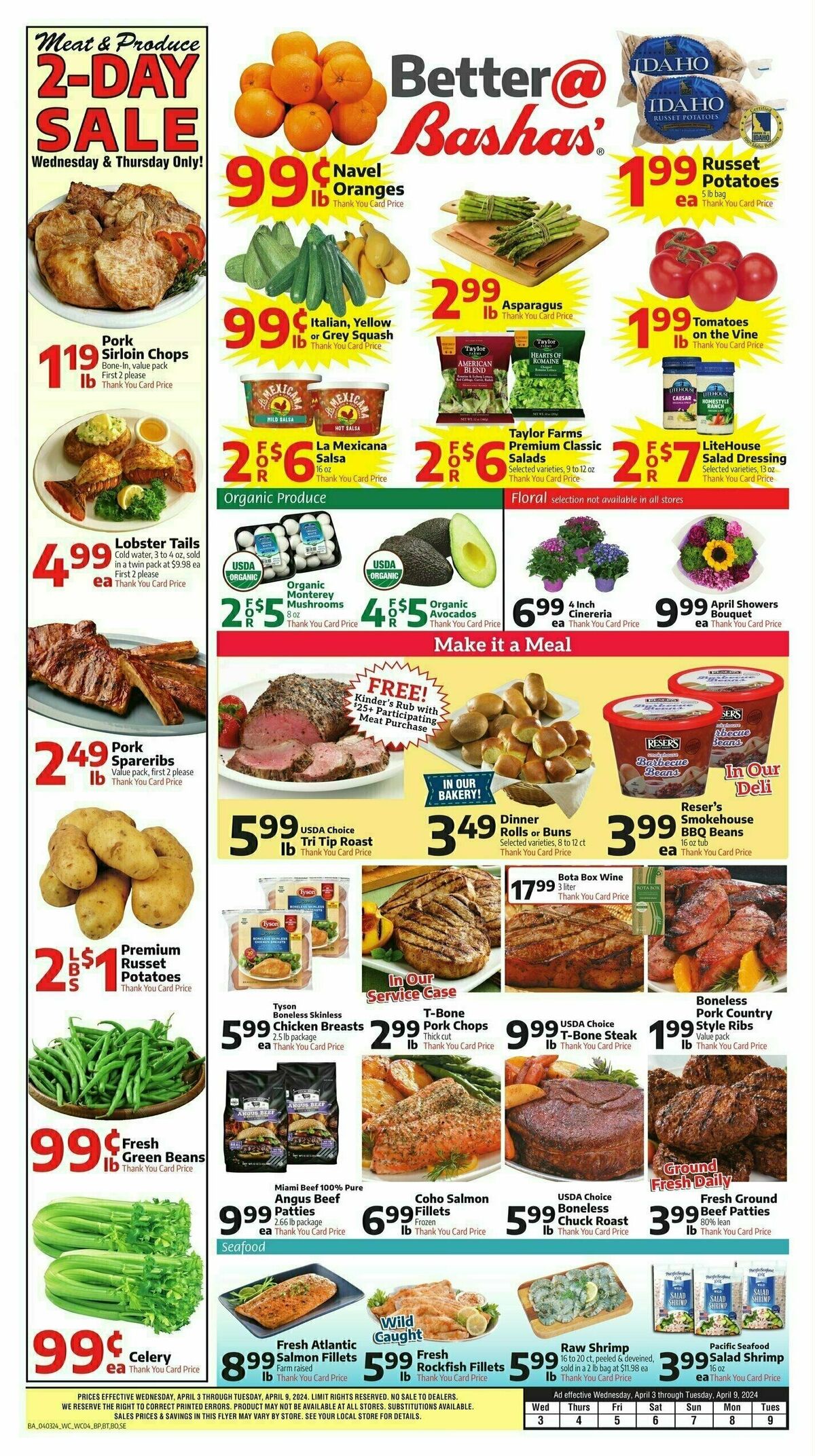 Bashas Weekly Ad Weekly Ad from April 3