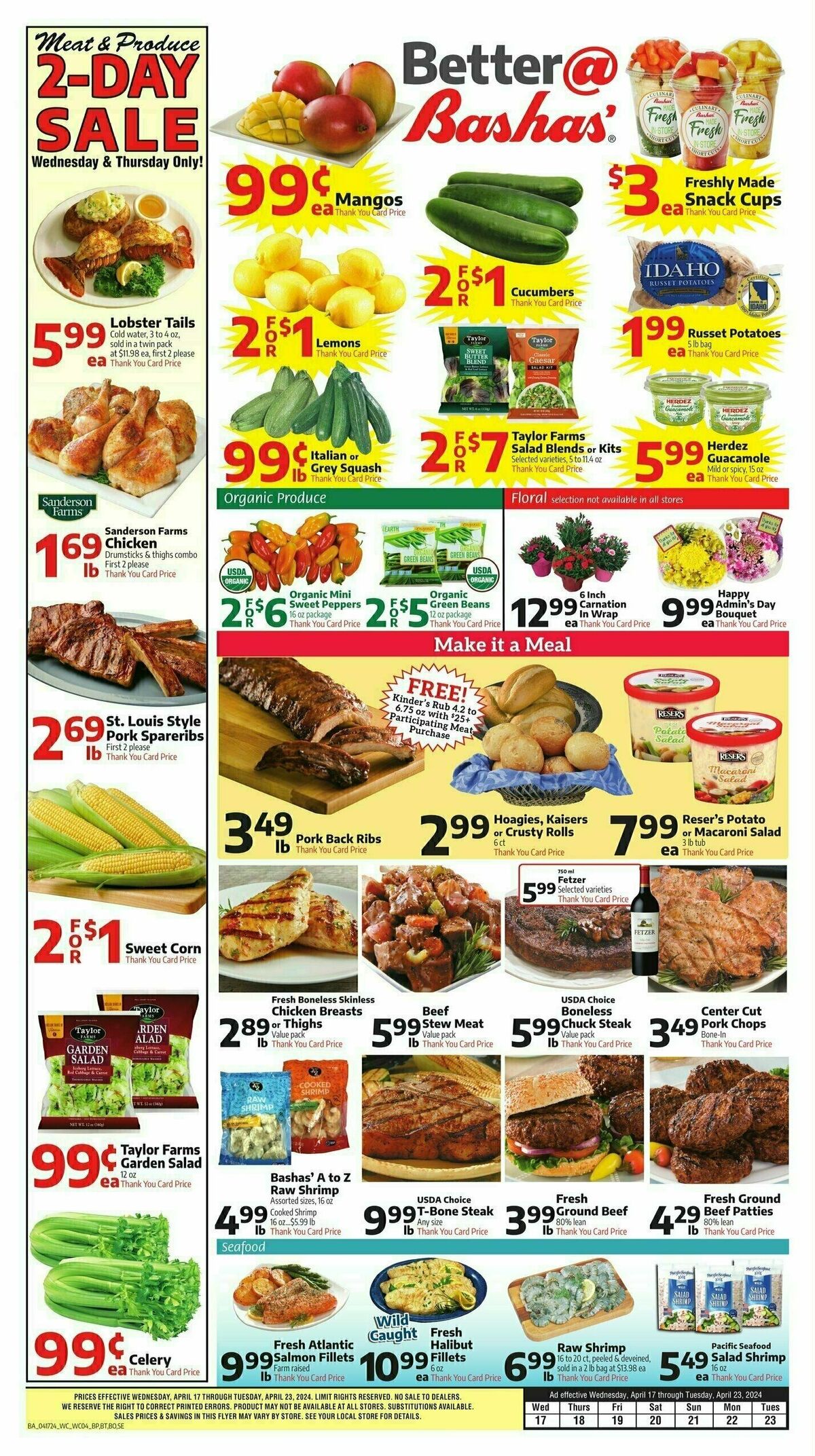Bashas Weekly Ad from April 17
