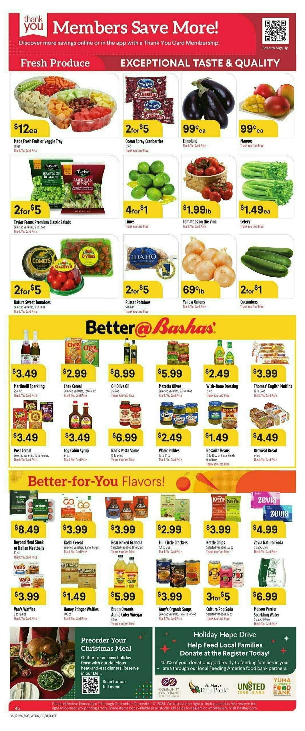 Bashas Weekly Ad from December 11