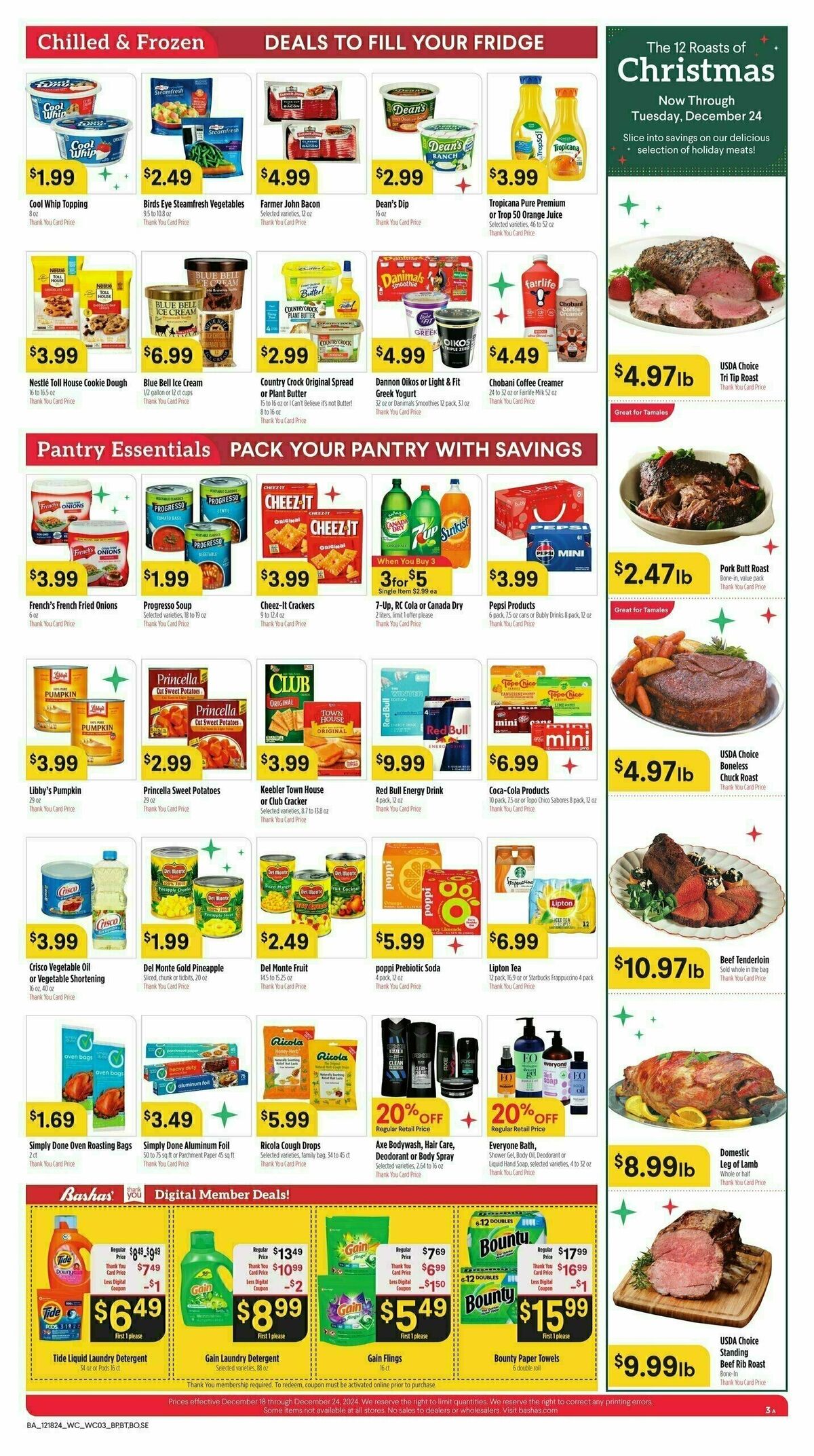 Bashas Weekly Ad from December 18