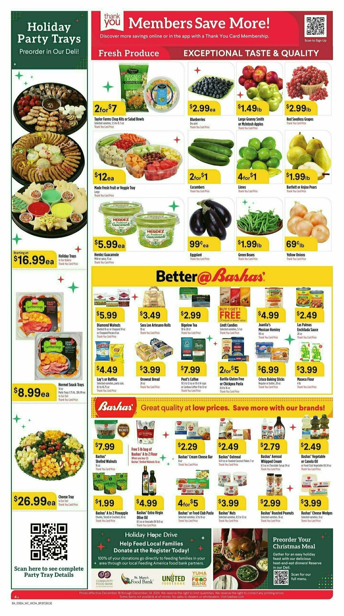Bashas Weekly Ad from December 18