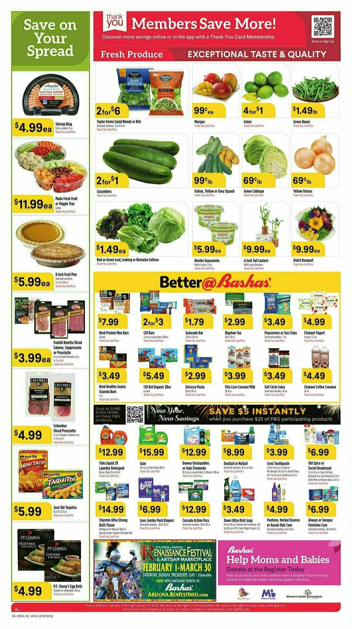 Bashas Weekly Ad from January 15