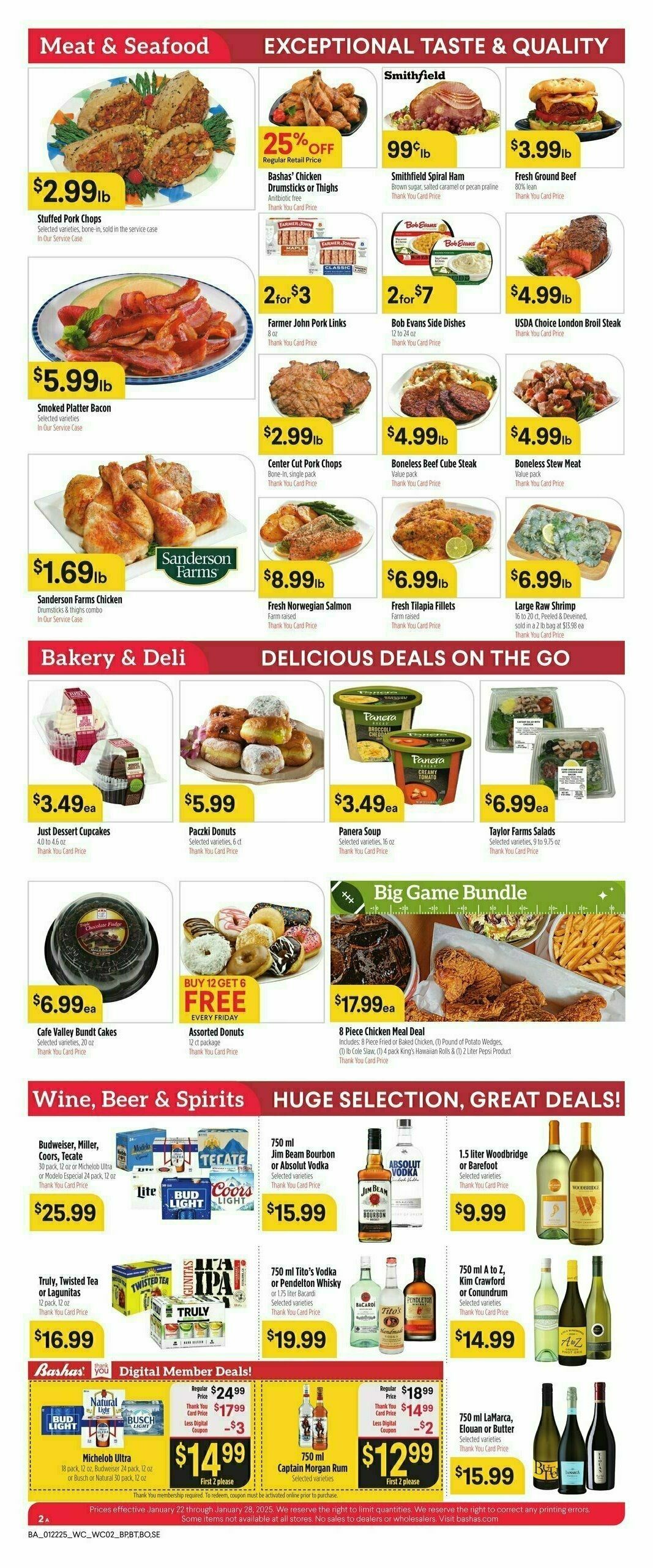 Bashas Weekly Ad from January 22