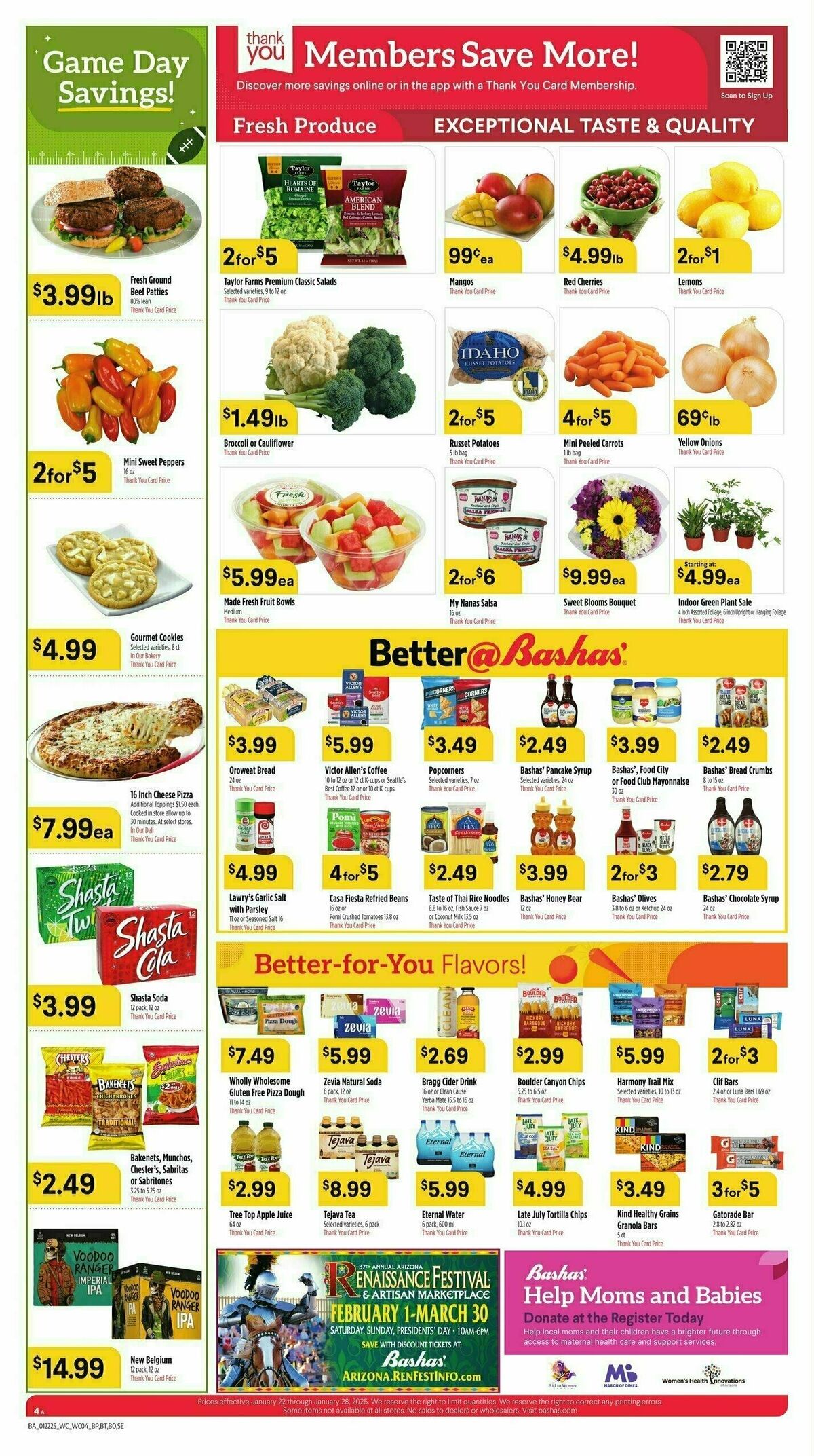 Bashas Weekly Ad from January 22