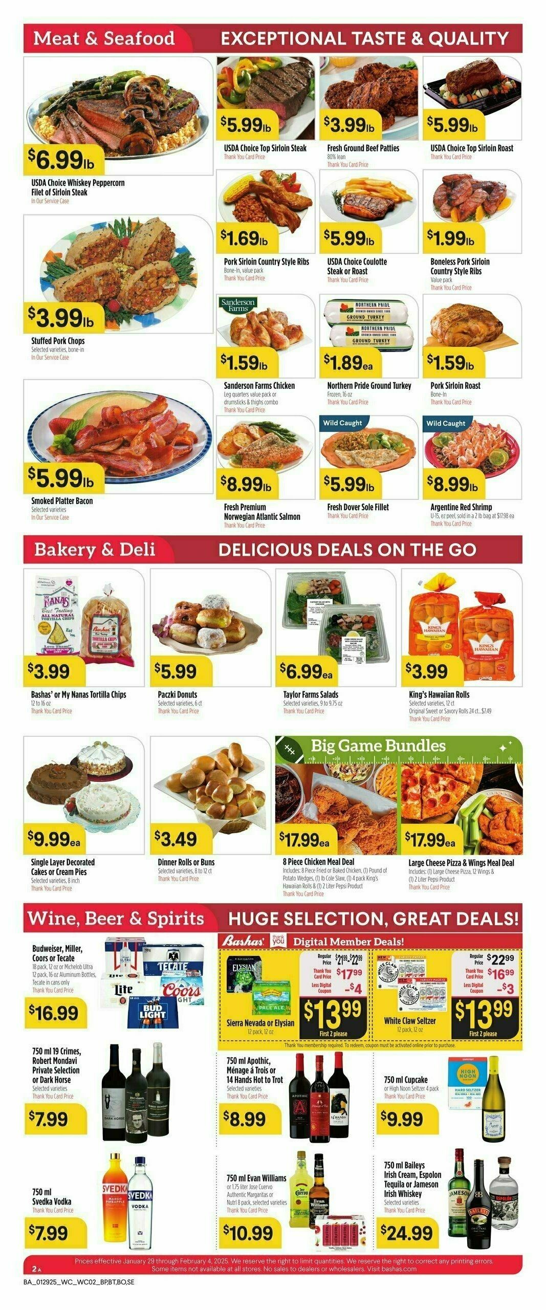 Bashas Weekly Ad from January 29