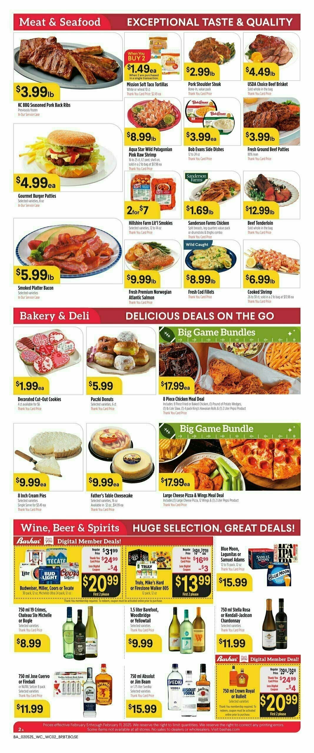 Bashas Weekly Ad from February 5