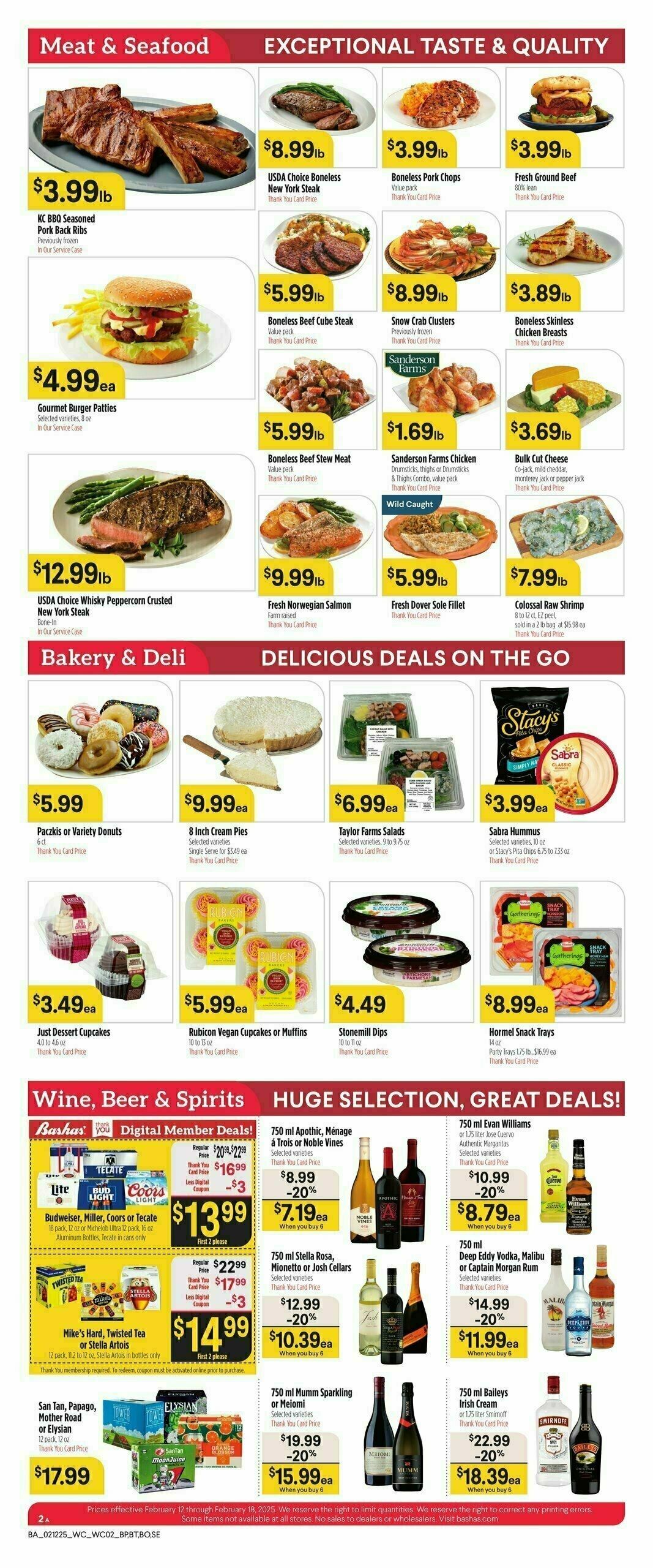 Bashas Weekly Ad from February 12