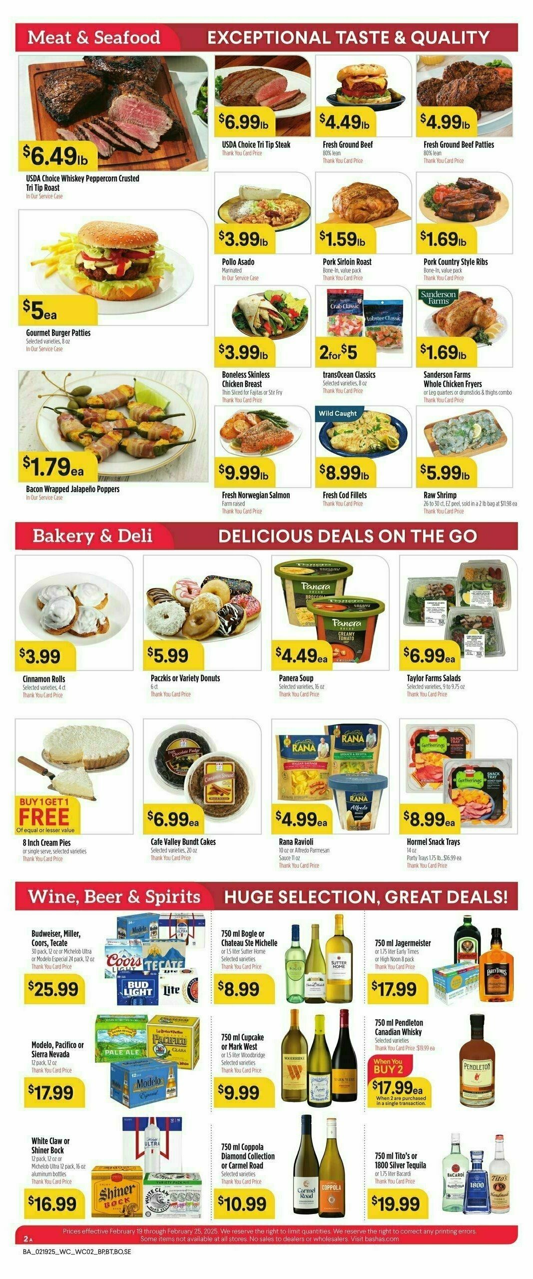 Bashas Weekly Ad from February 19