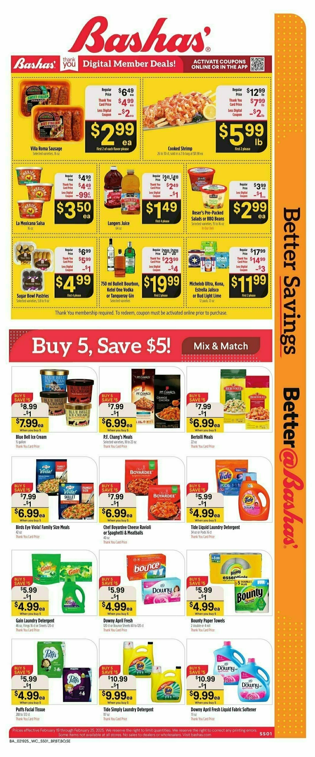 Bashas Weekly Ad from February 19