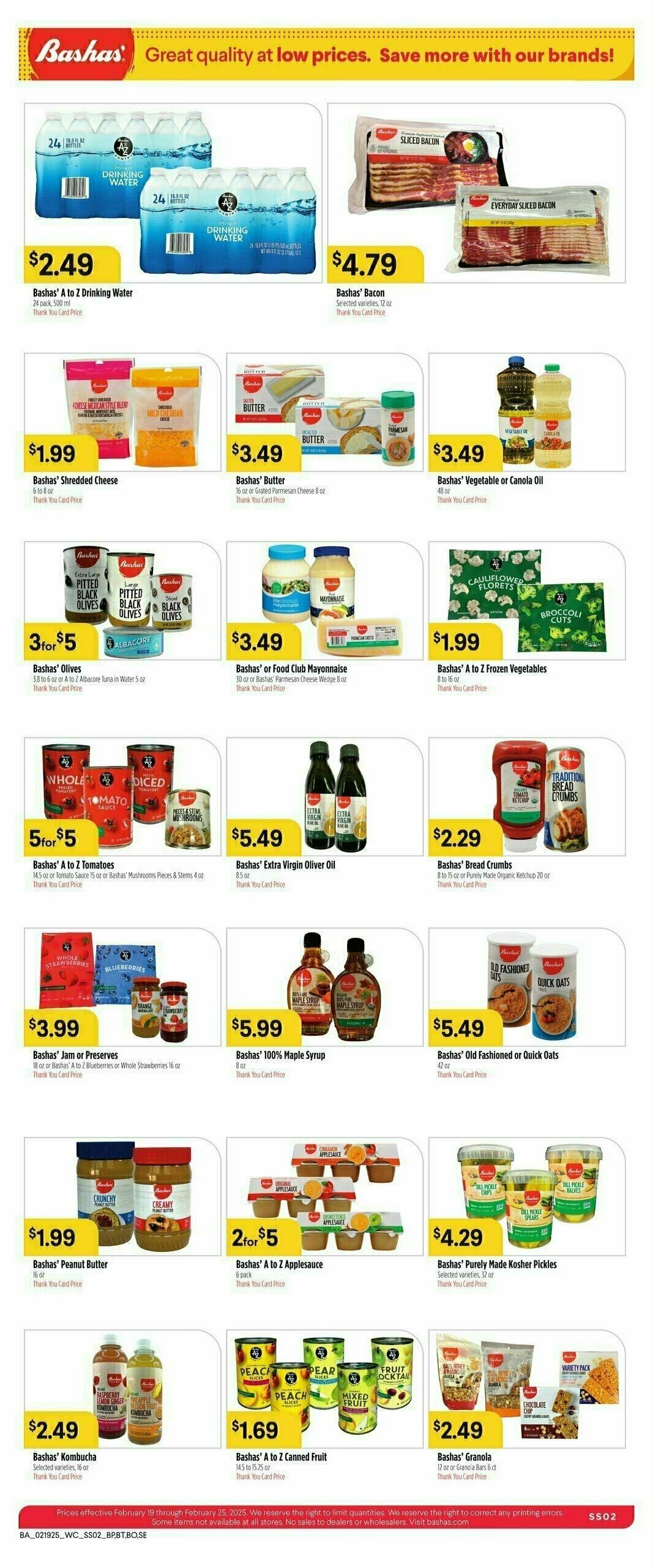Bashas Weekly Ad from February 19