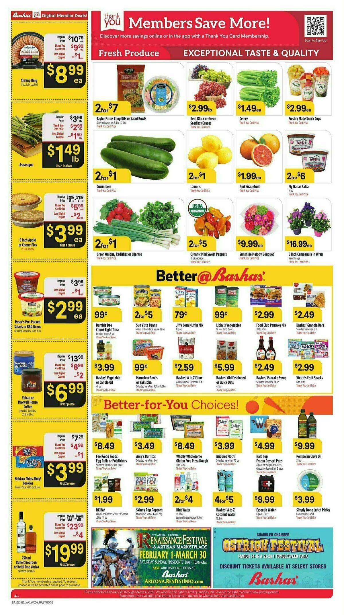 Bashas Weekly Ad from February 26
