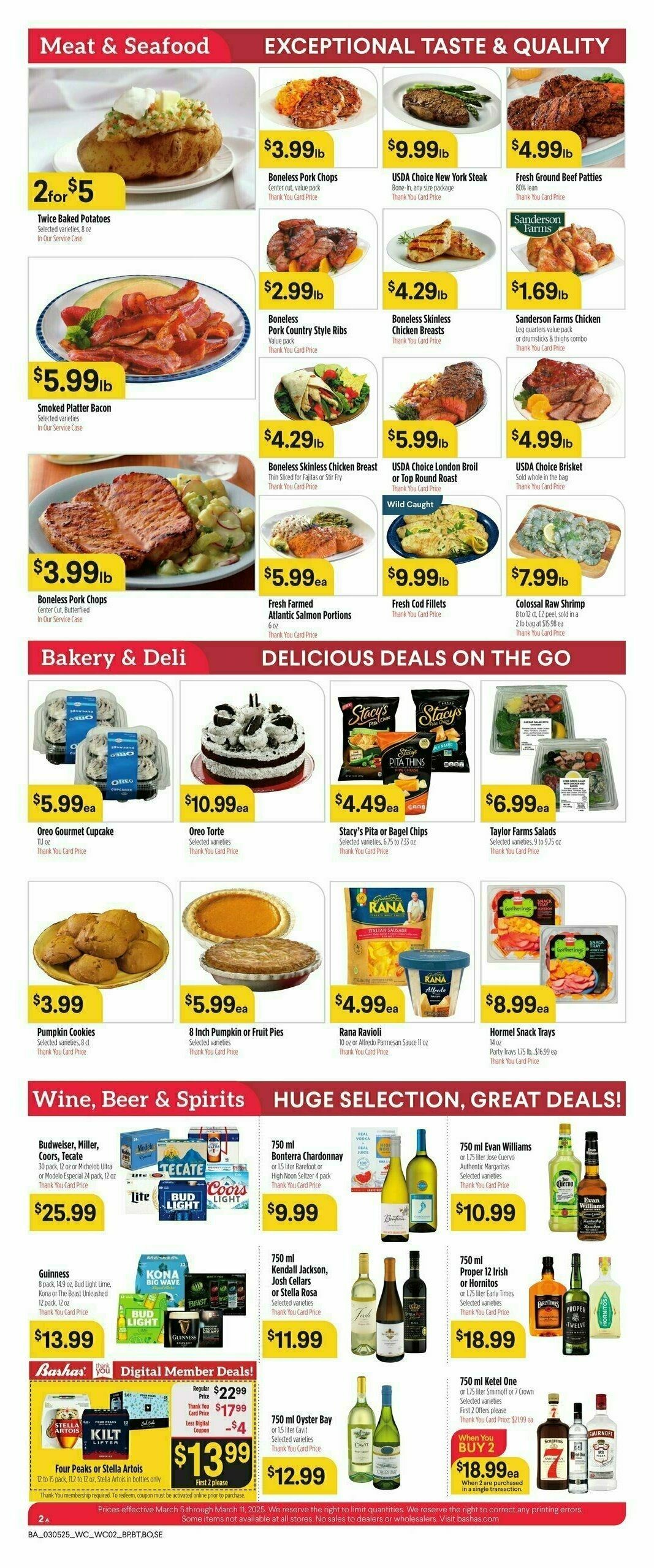 Bashas Weekly Ad from March 5