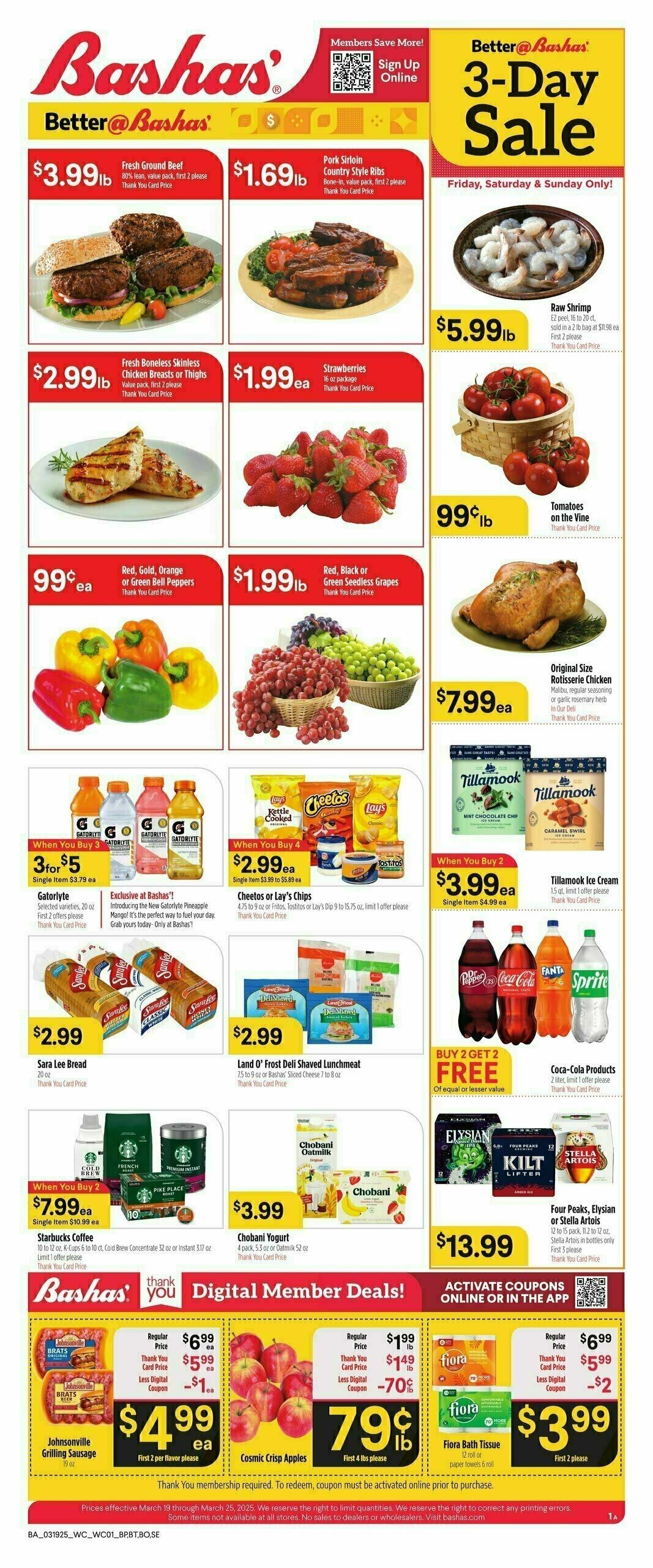 Bashas Weekly Ad from March 19