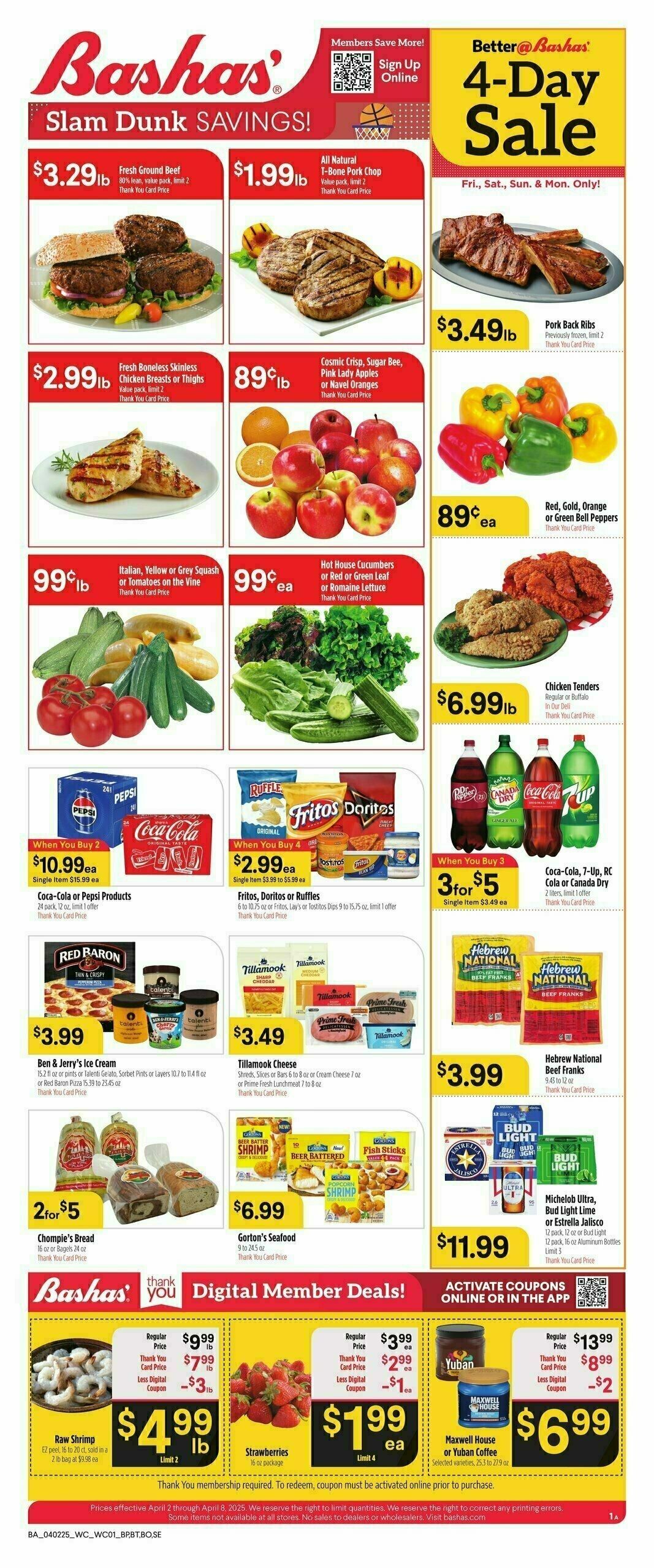 Bashas Weekly Ad from April 2