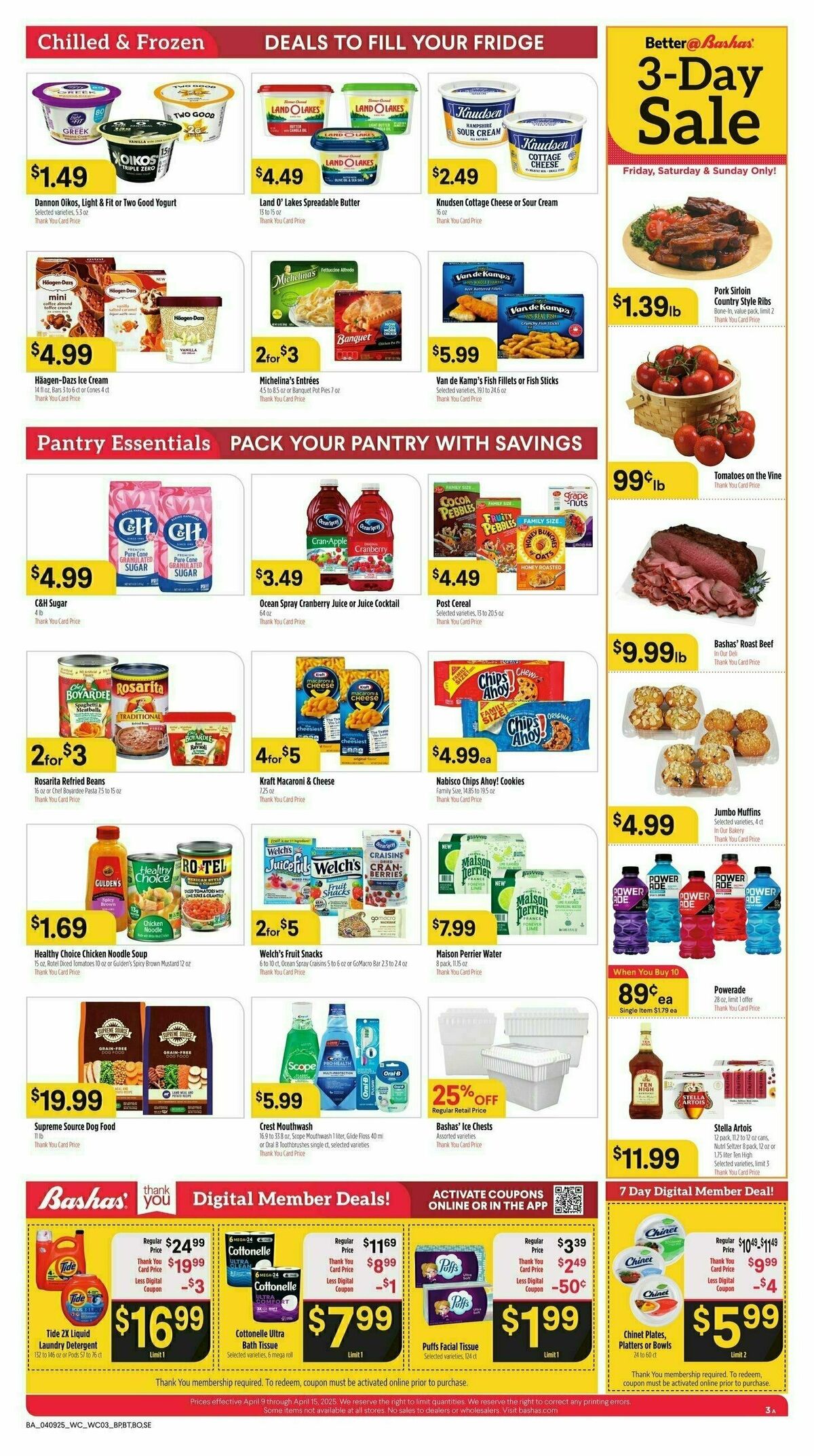 Bashas Weekly Ad from April 9