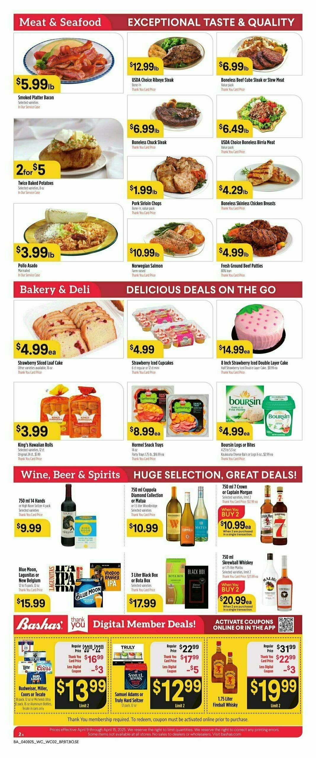 Bashas Weekly Ad from April 9