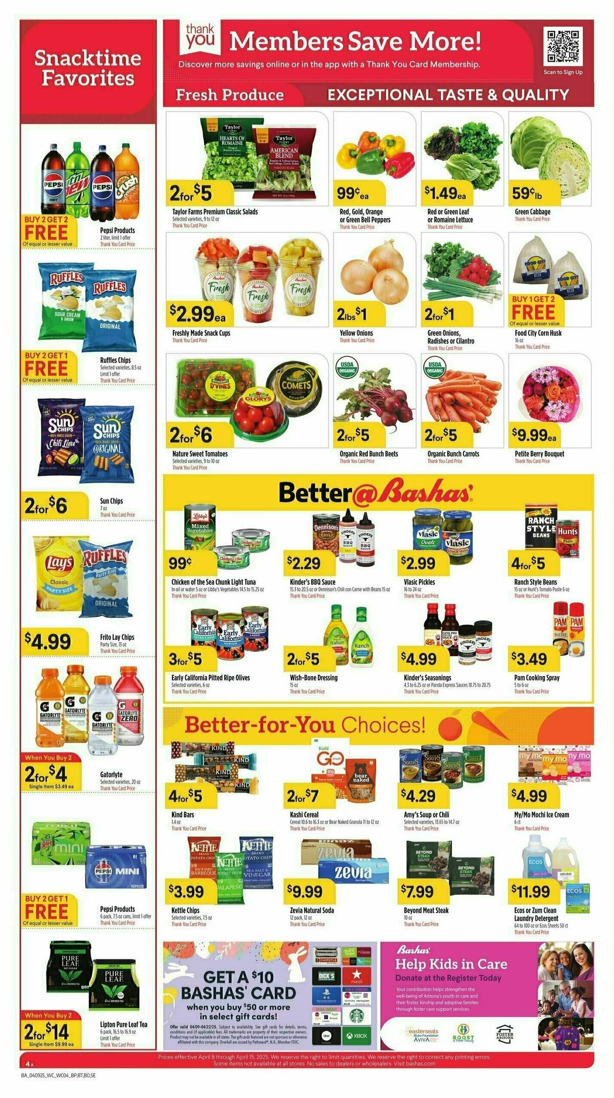 Bashas Weekly Ad from April 9