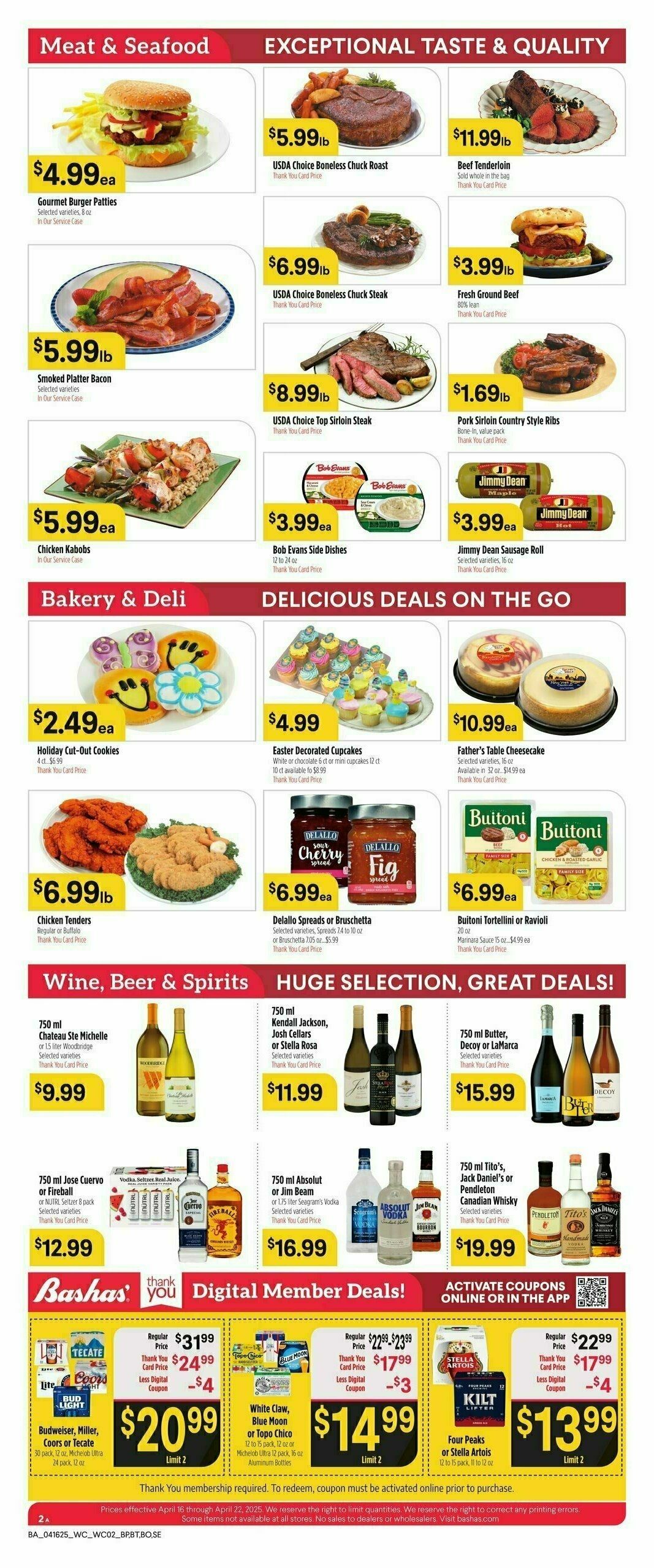Bashas Weekly Ad from April 16