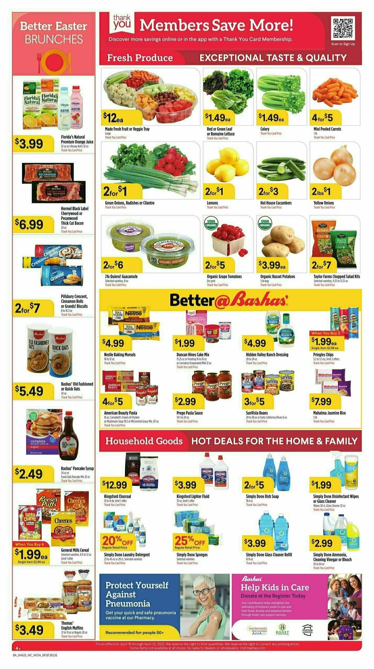 Bashas Weekly Ad from April 16