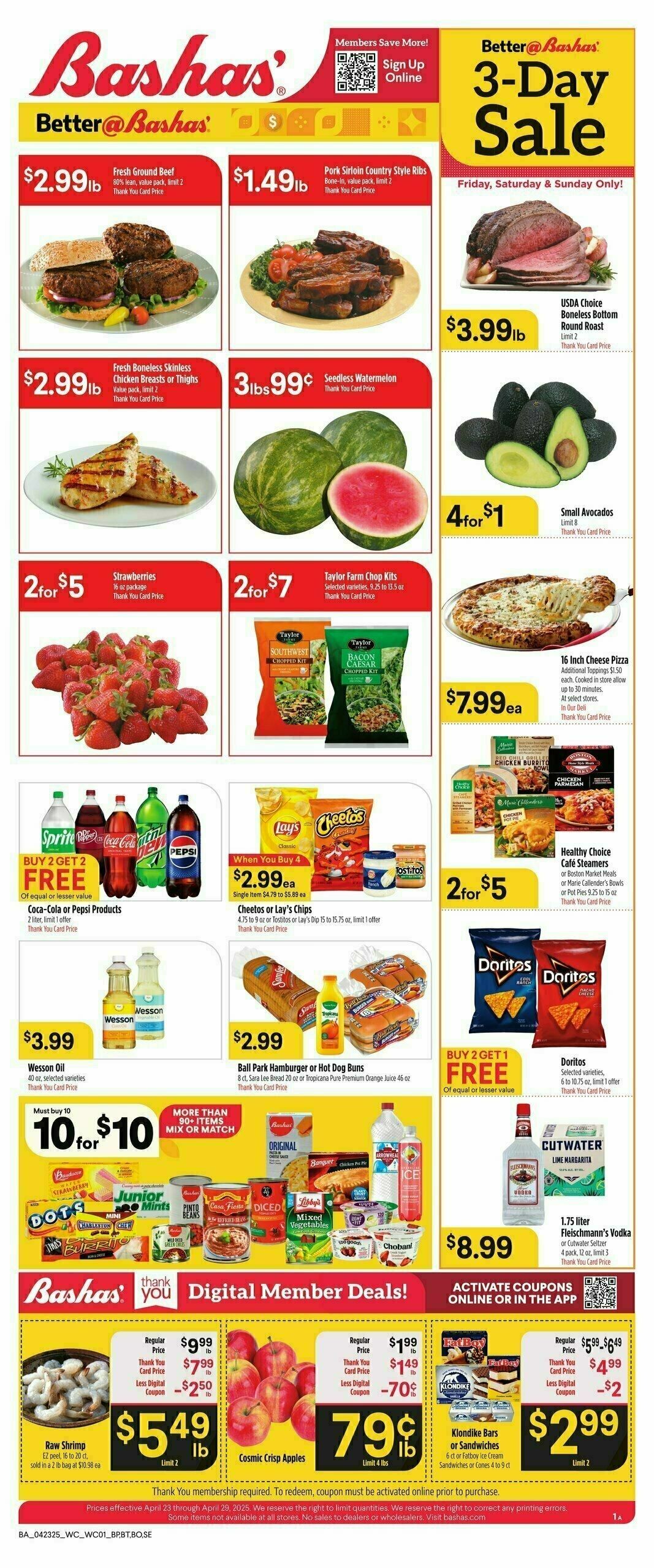 Bashas Weekly Ad from April 23