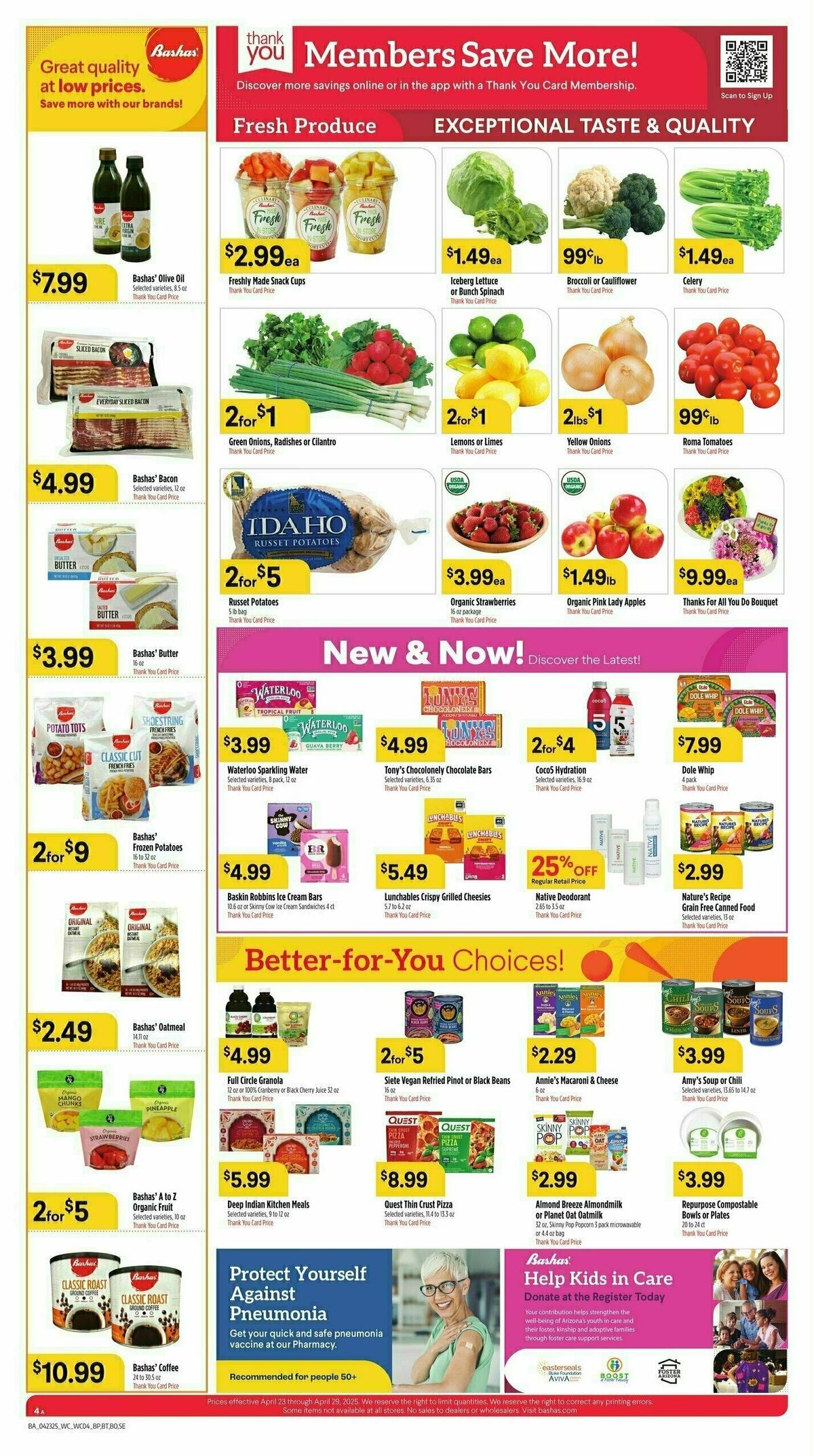 Bashas Weekly Ad from April 23