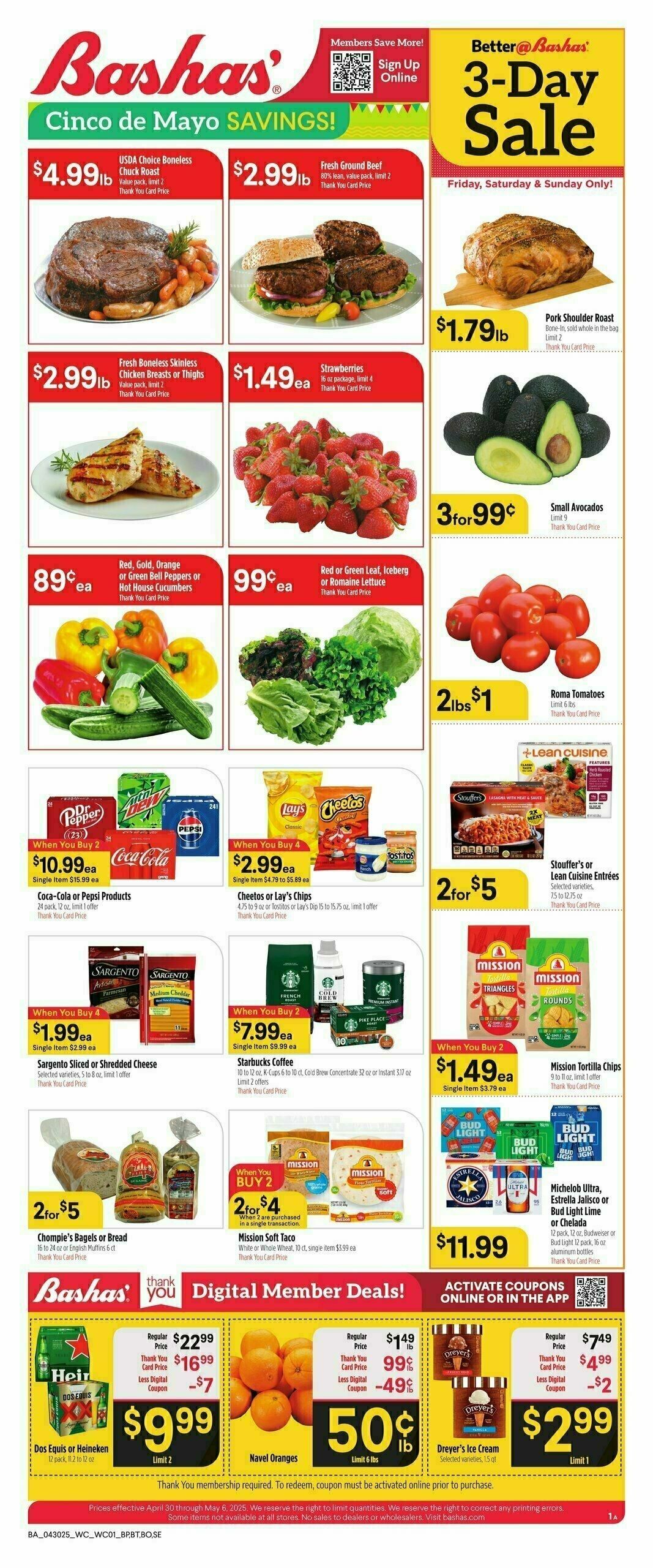 Bashas Weekly Ad from April 30
