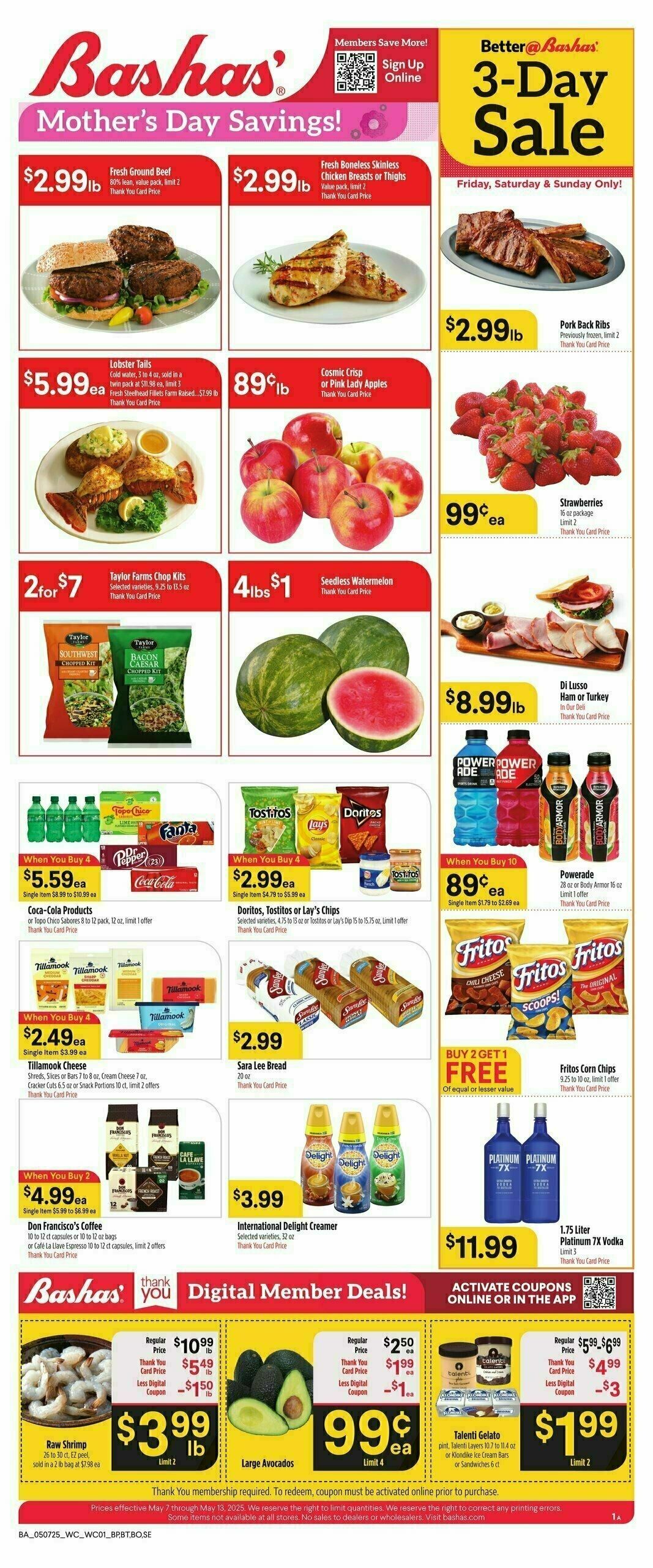 Bashas Weekly Ad from May 7