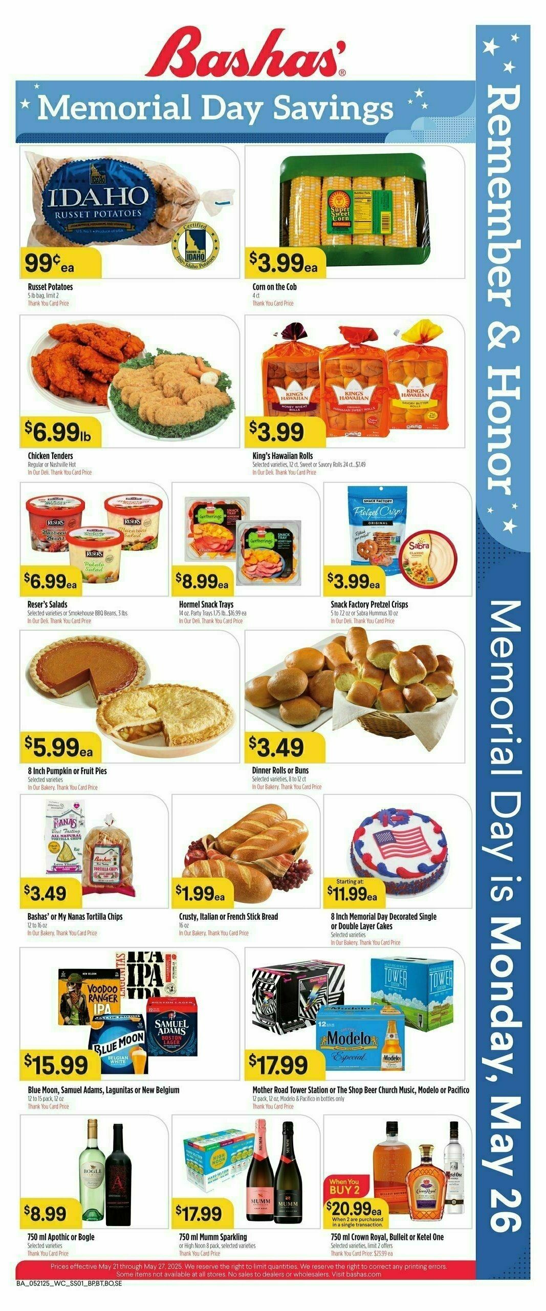 Bashas Weekly Ad from May 21