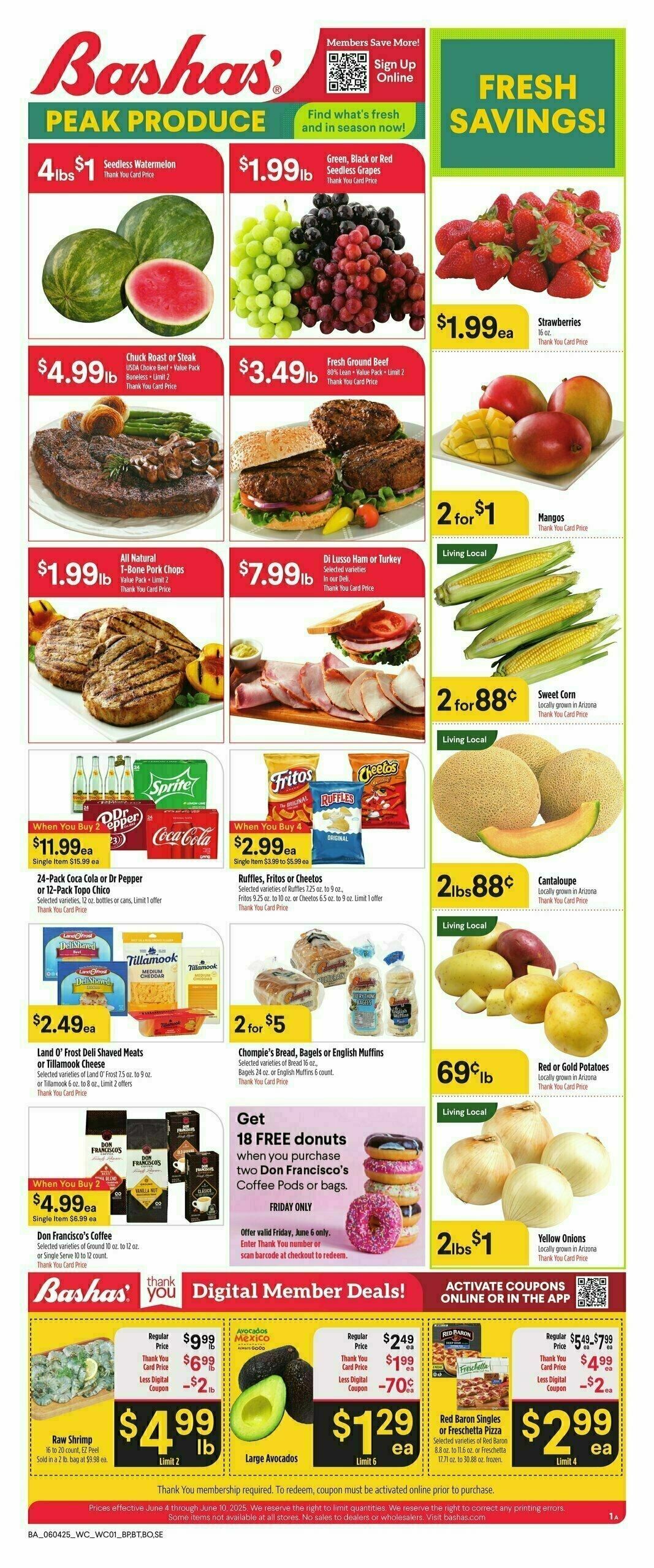 Bashas Weekly Ad from June 4