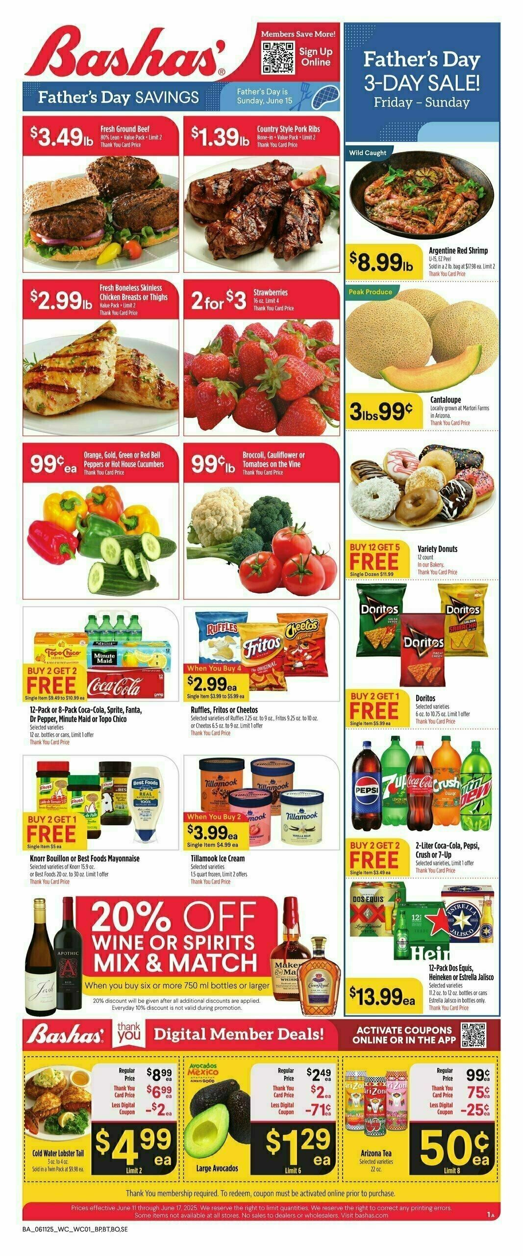 Bashas Weekly Ad from June 11