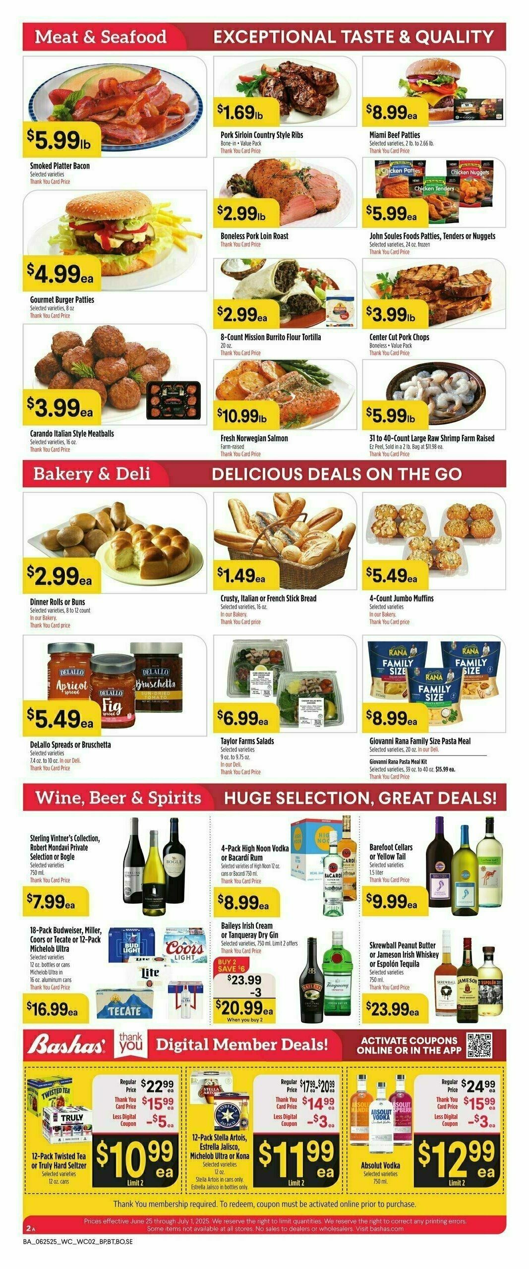 Bashas Weekly Ad from June 25