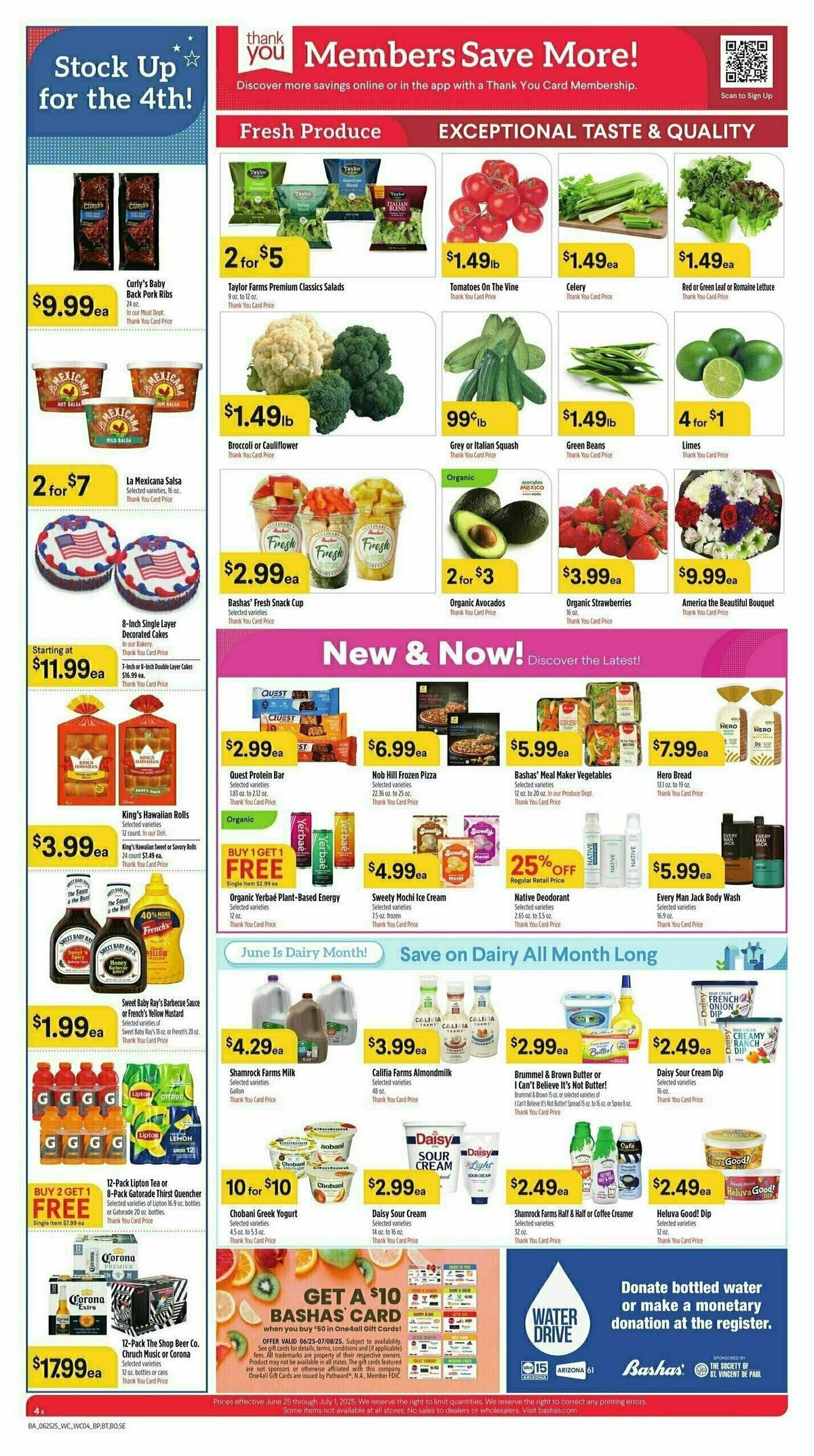 Bashas Weekly Ad from June 25