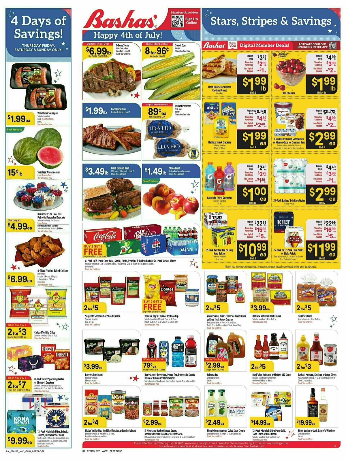 Bashas Weekly Ad from July 2