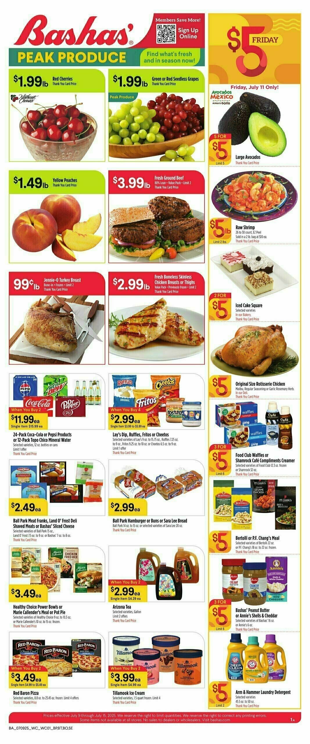 Bashas Weekly Ad from July 9