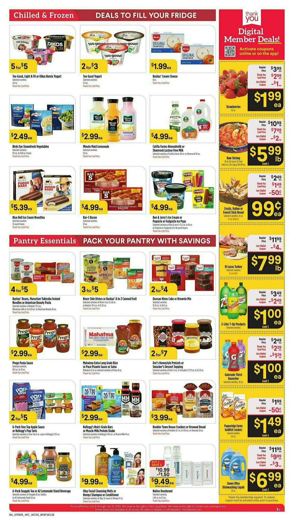 Bashas Weekly Ad from July 9