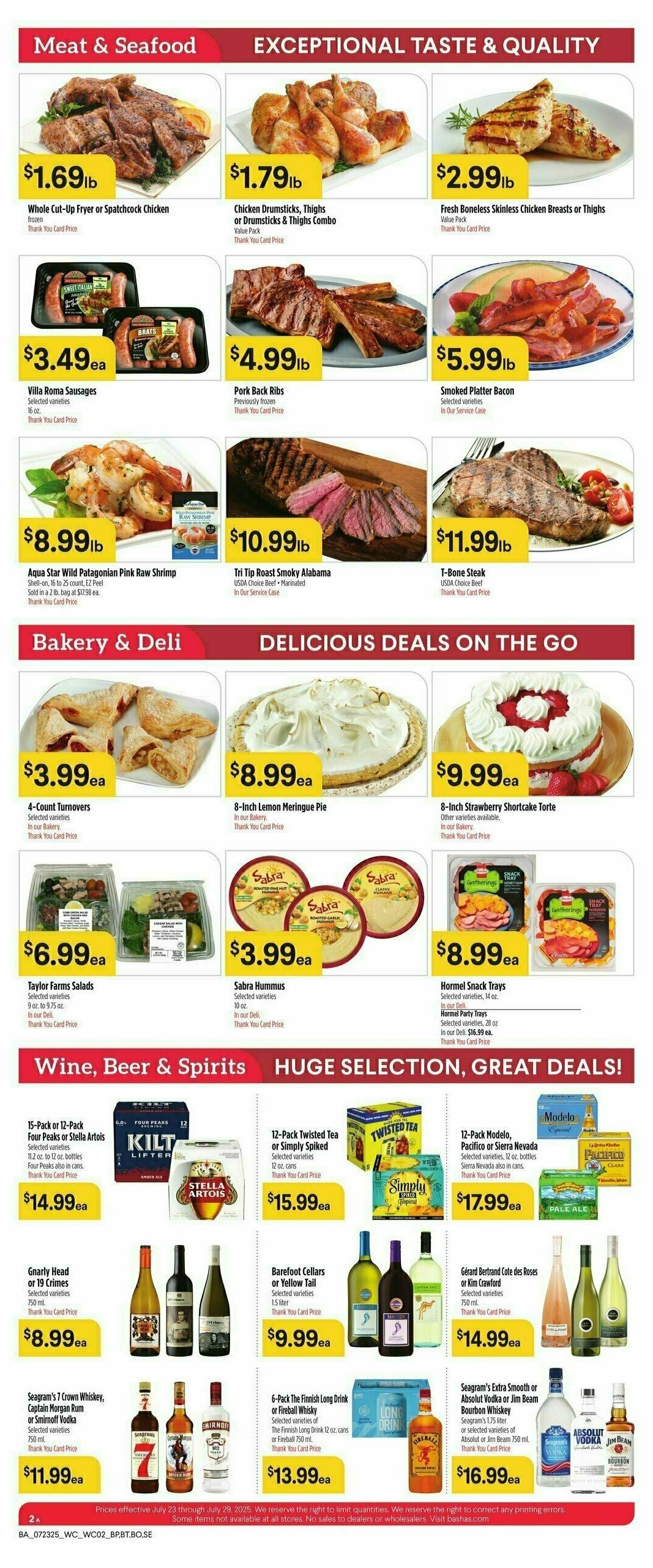 Bashas Weekly Ad from July 23
