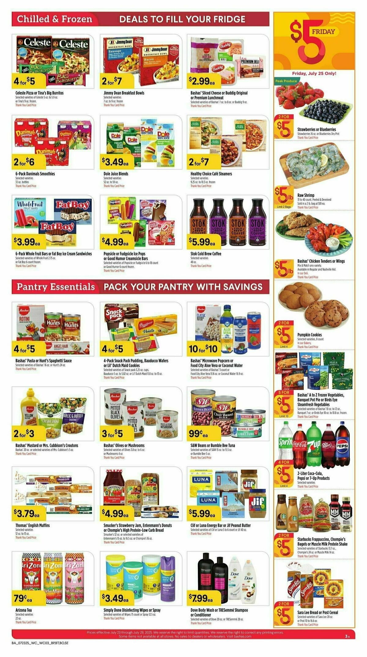 Bashas Weekly Ad from July 23