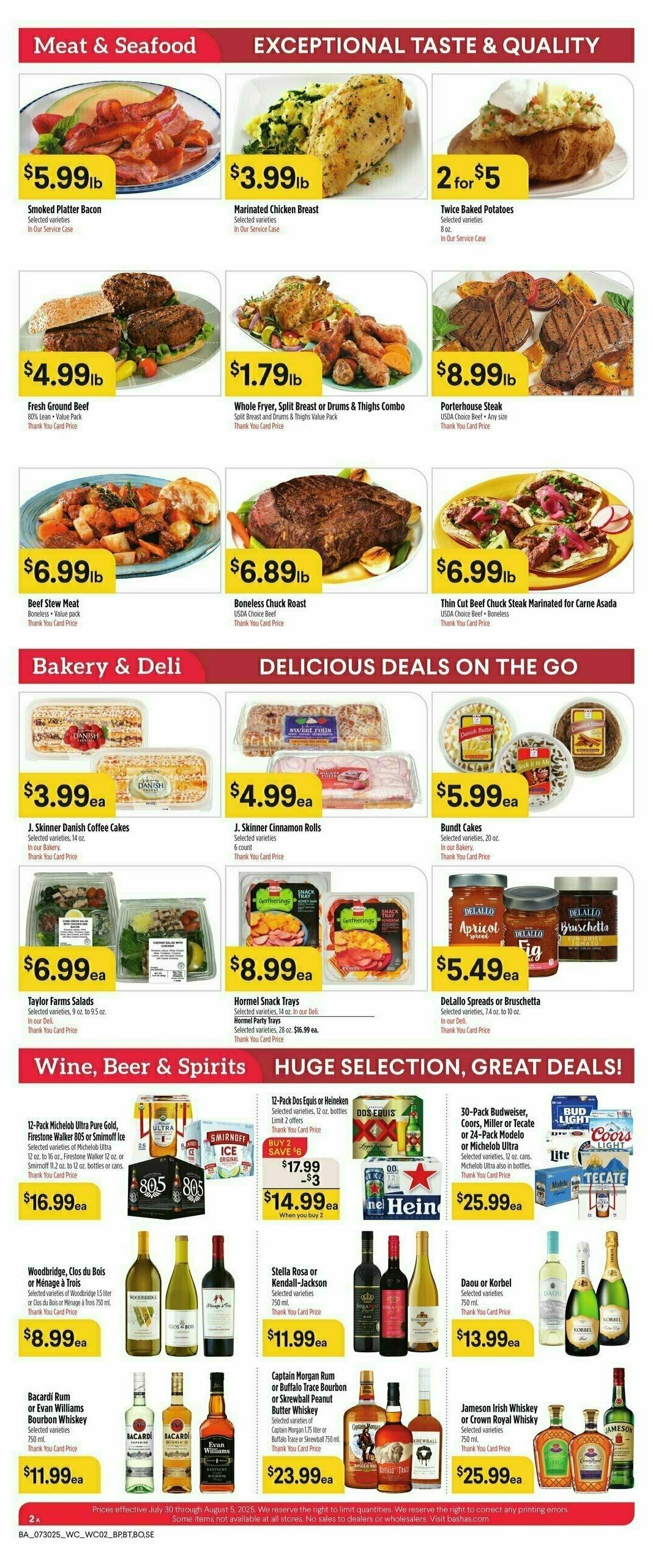 Bashas Weekly Ad from July 30