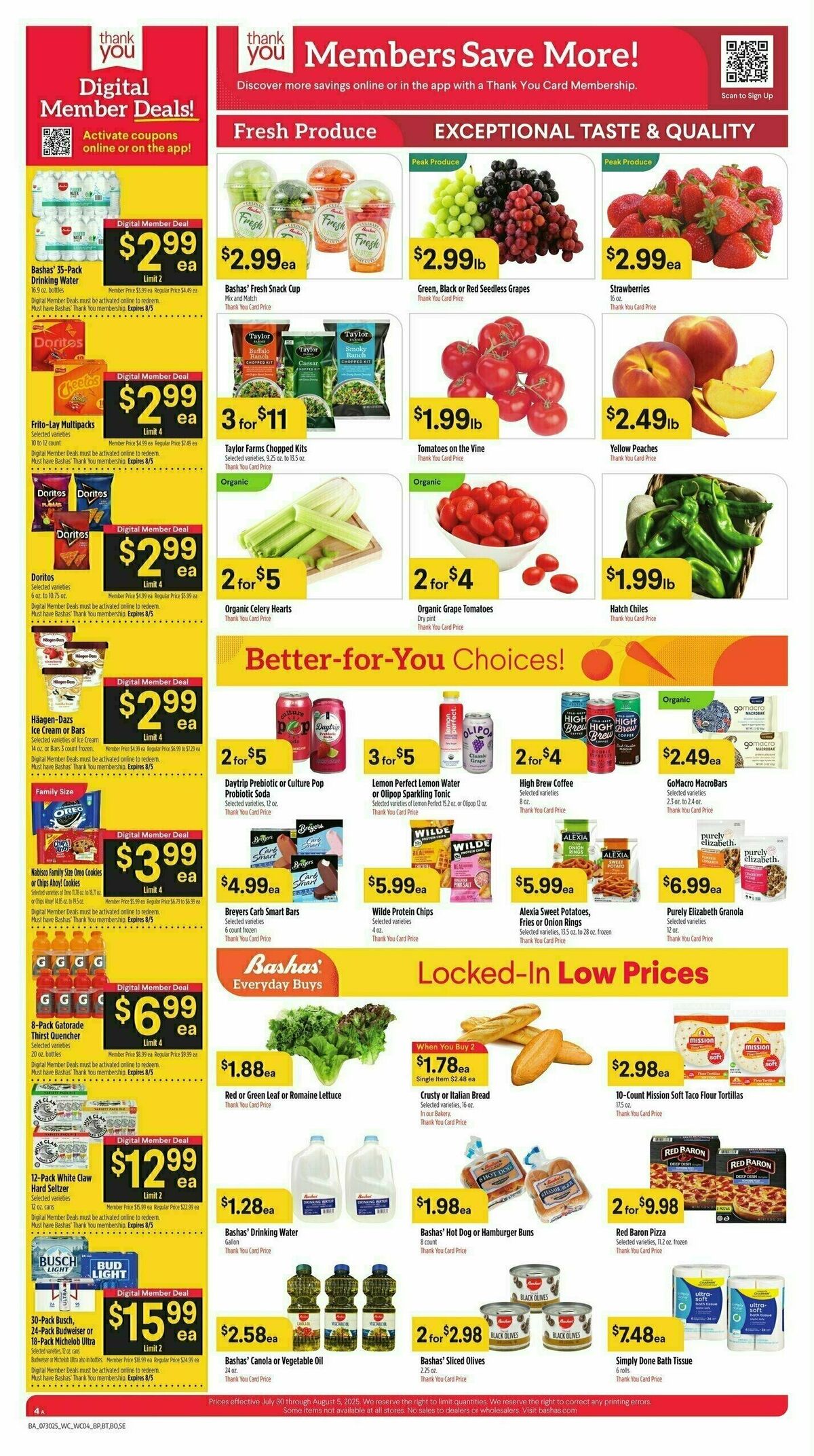 Bashas Weekly Ad from July 30