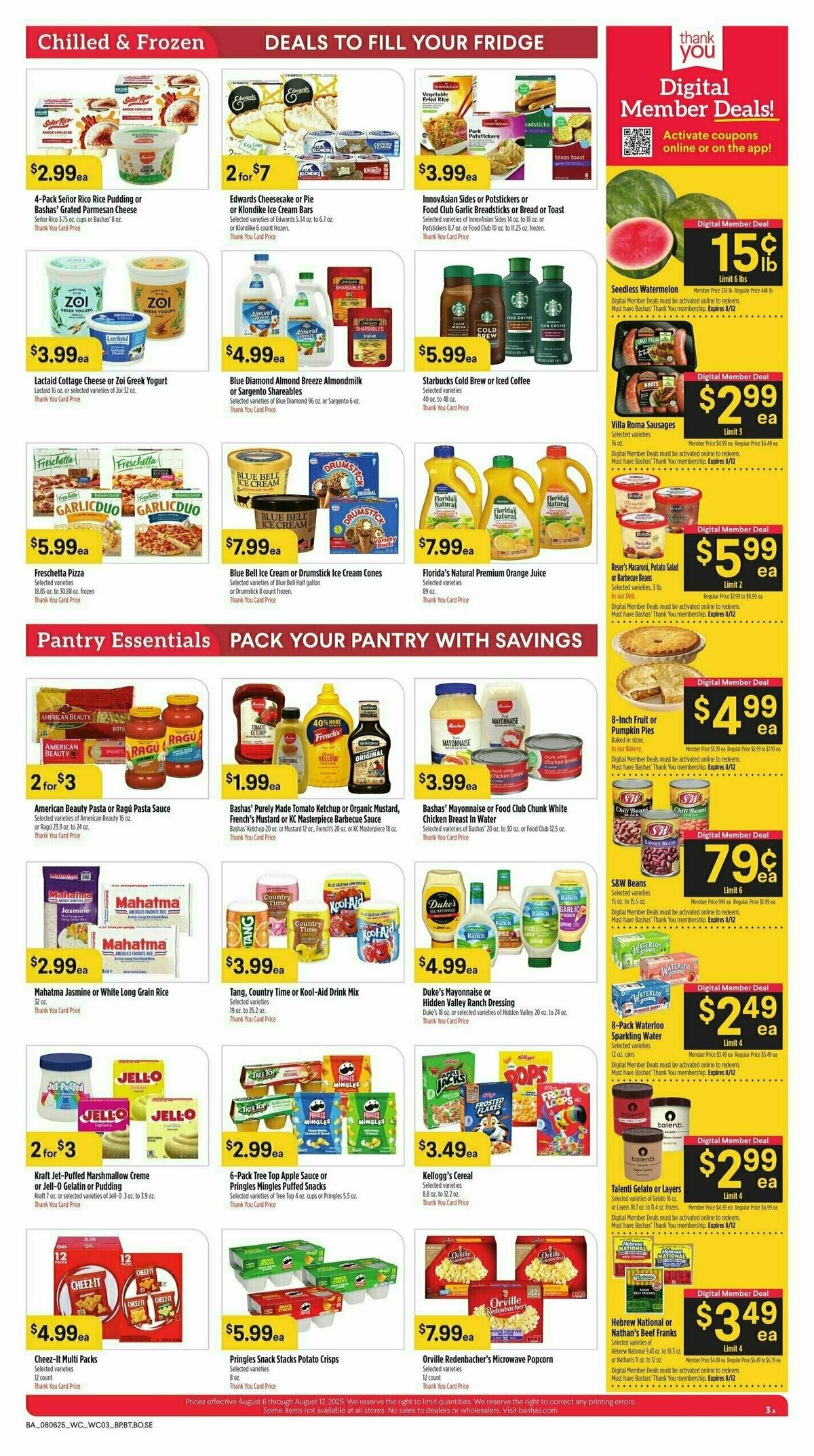 Bashas Weekly Ad from August 6